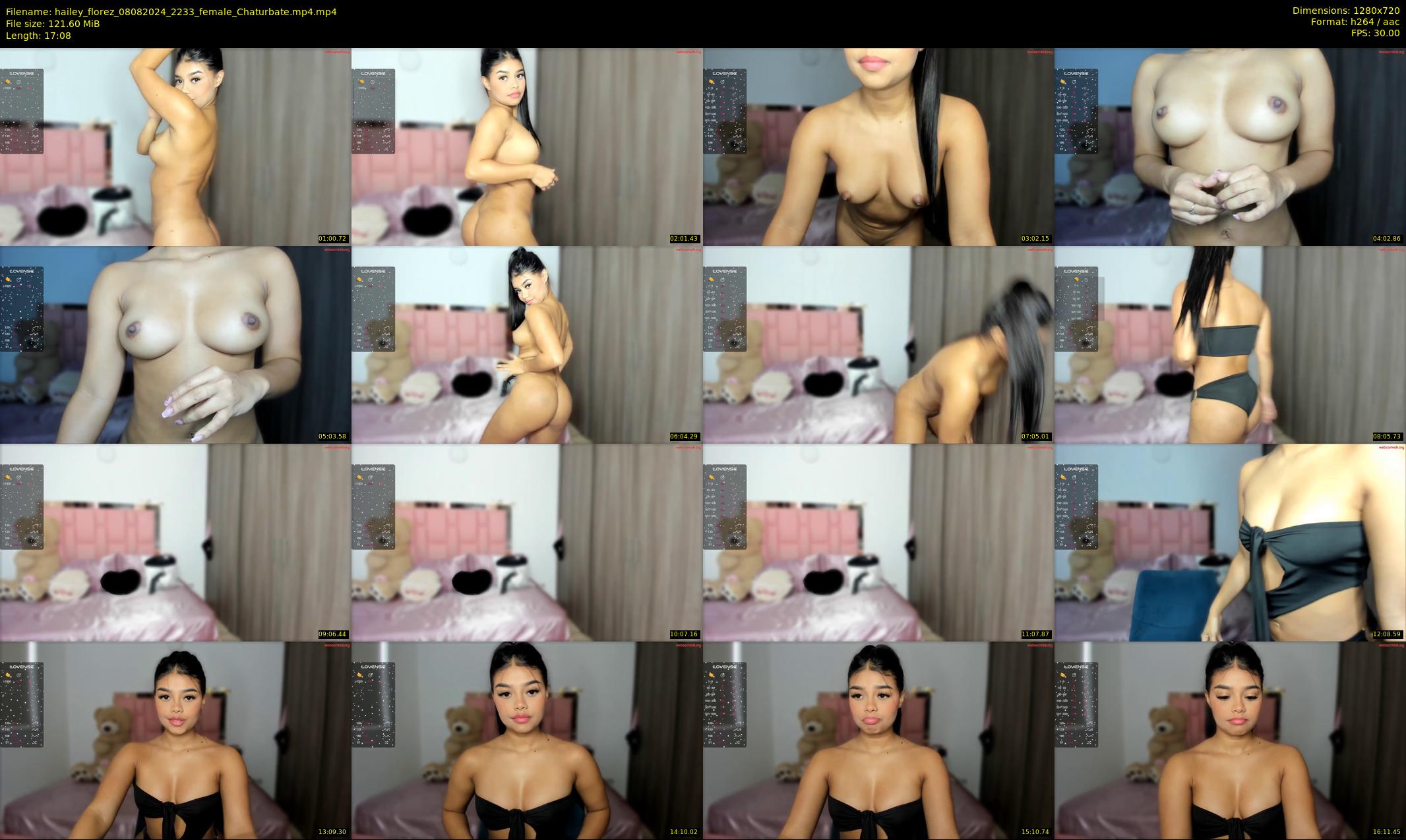 hailey_florez — 18 minute Chaturbate female cam show recording, 720p, Aug 8, 2024