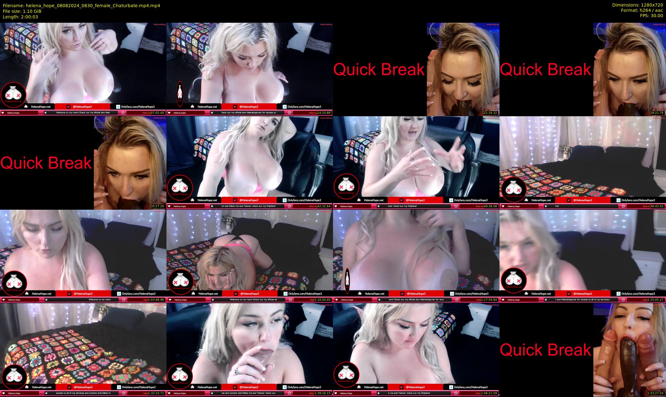 helena_hope — 121 minute Chaturbate female cam show recording, 720p, Aug 8, 2024
