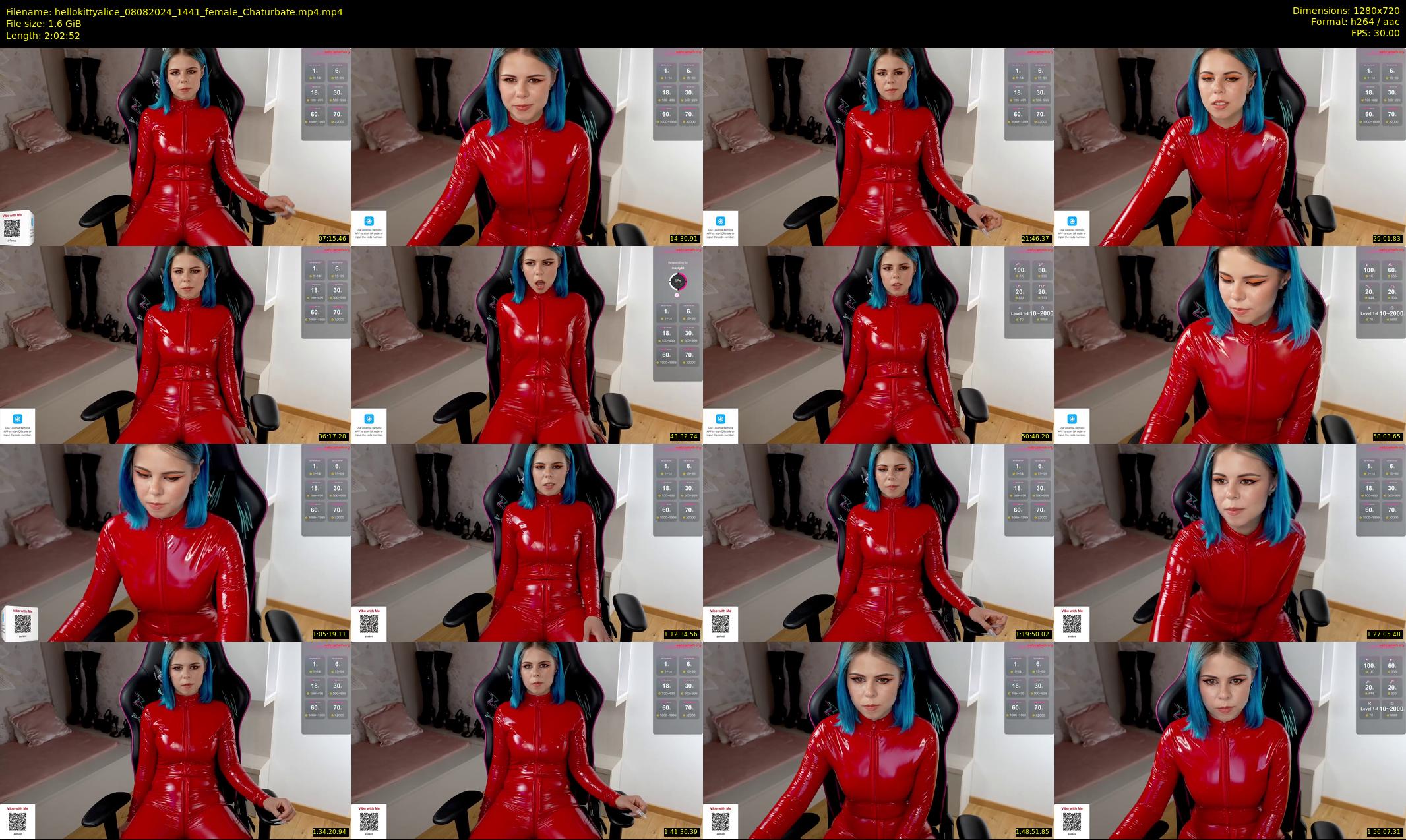 hellokittyalice — 123 minute Chaturbate female cam show recording, 720p, Aug 8, 2024