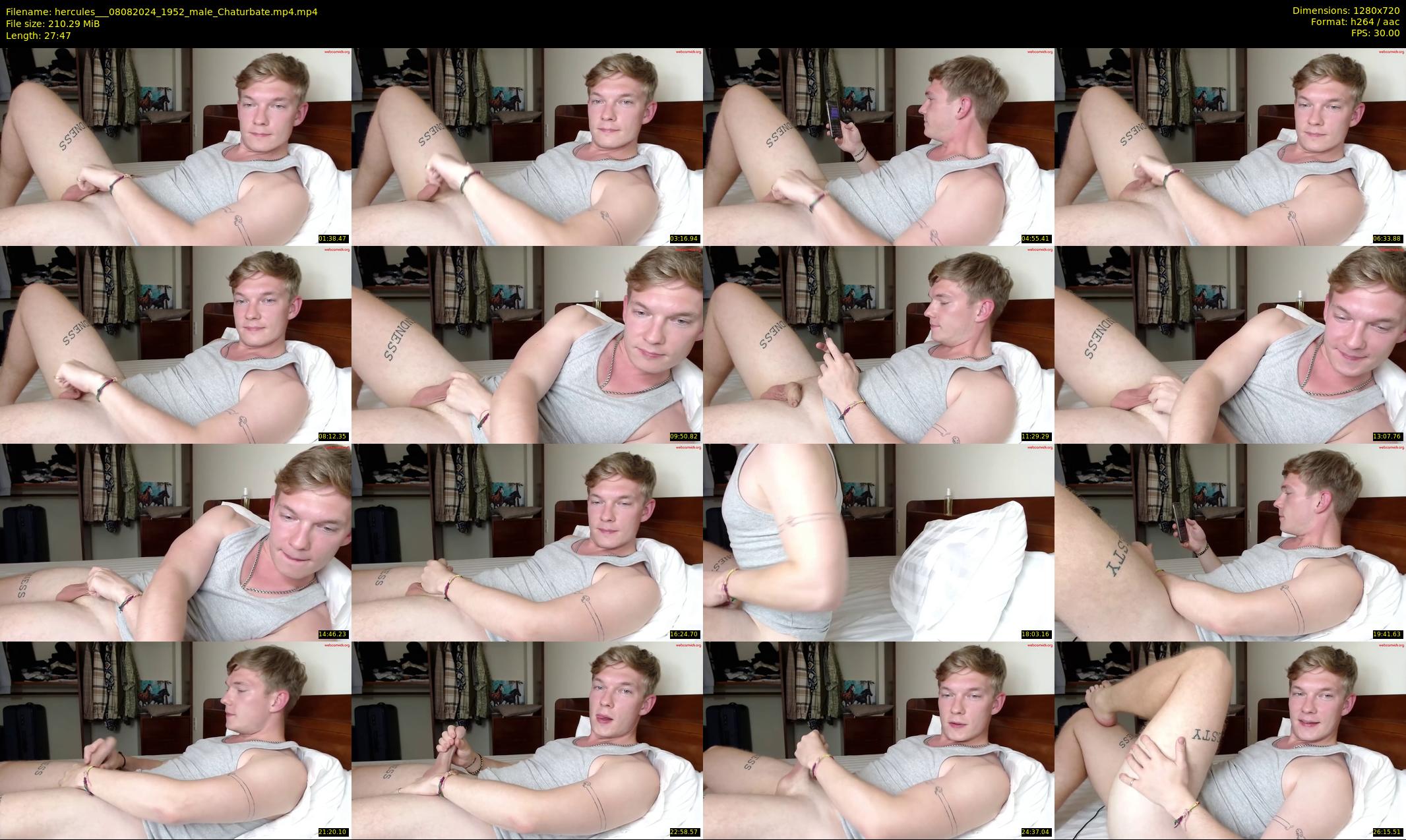 hercules__ — 28 minute Chaturbate male cam show recording, 720p, Aug 8, 2024