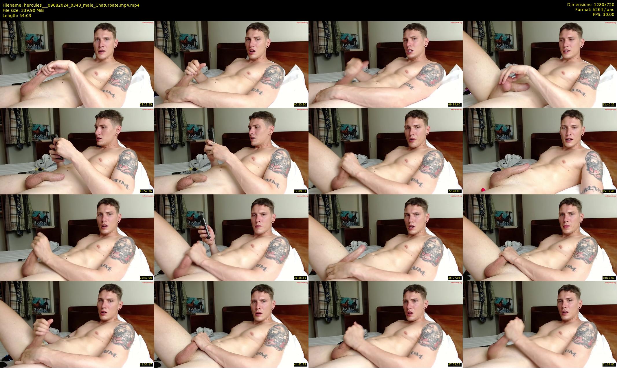 hercules__ — 55 minute Chaturbate male cam show recording, 720p, Aug 9, 2024