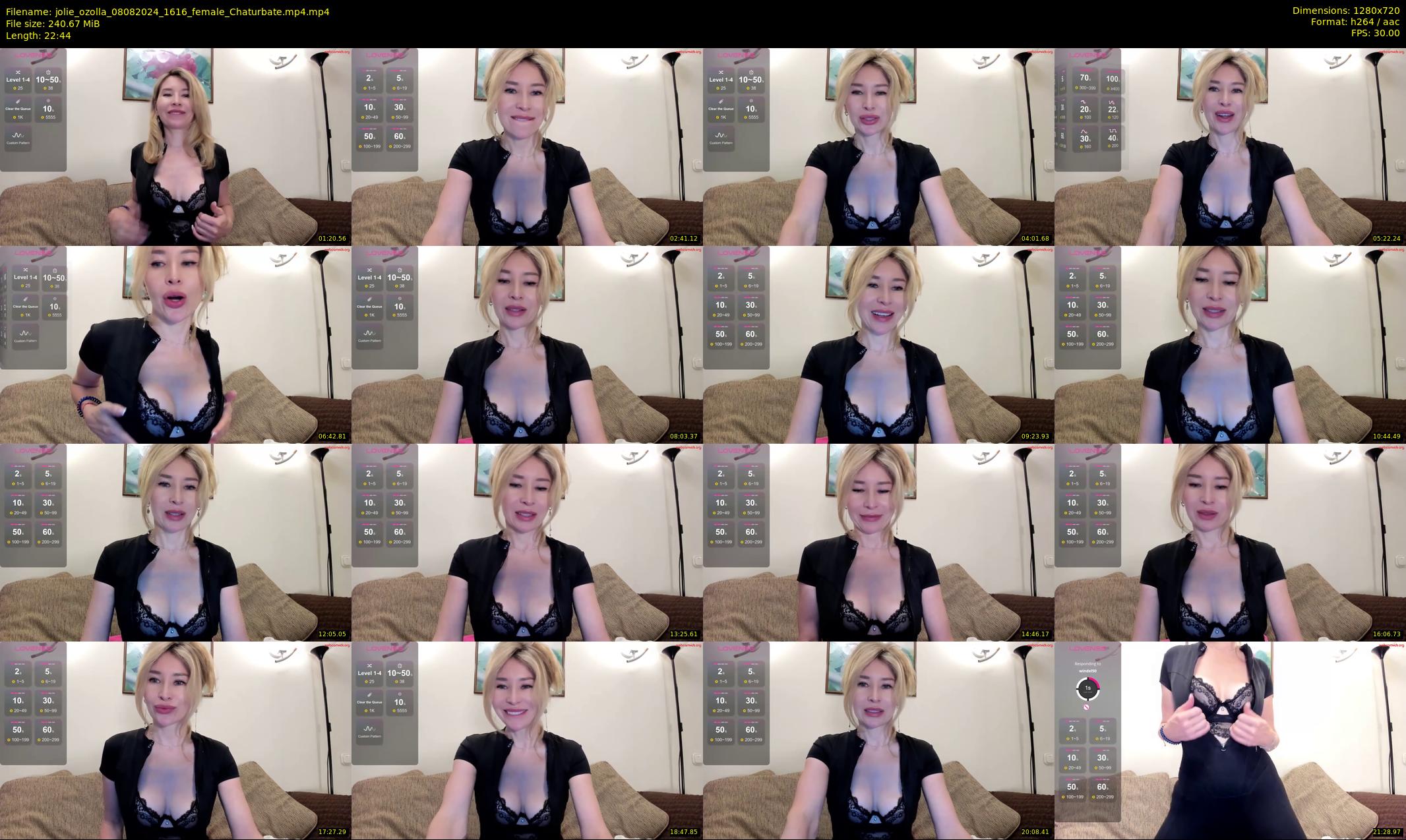 jolie_ozolla — 23 minute Chaturbate female cam show recording, 720p, Aug 8, 2024