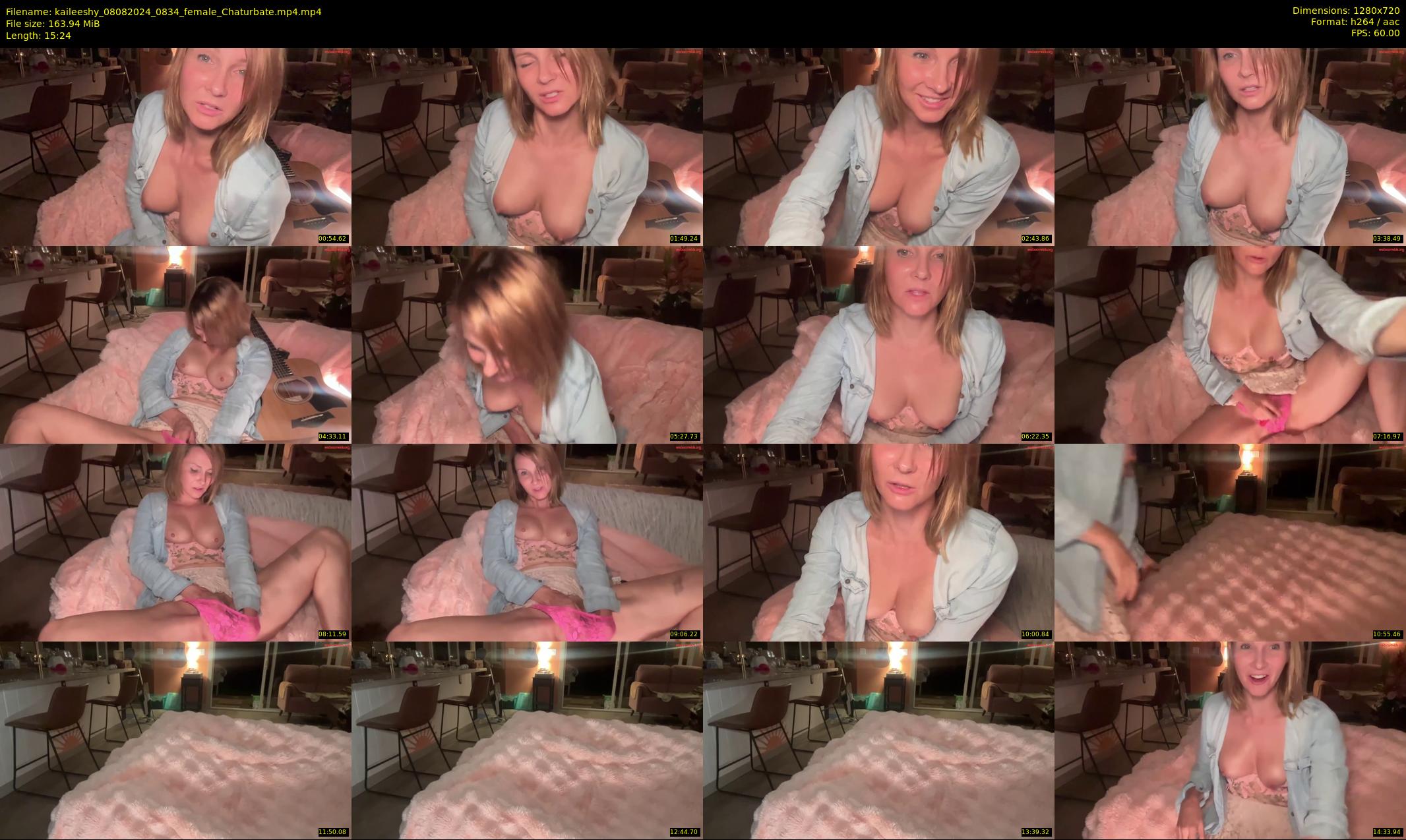kaileeshy — 16 minute Chaturbate female cam show recording, 720p, Aug 8, 2024