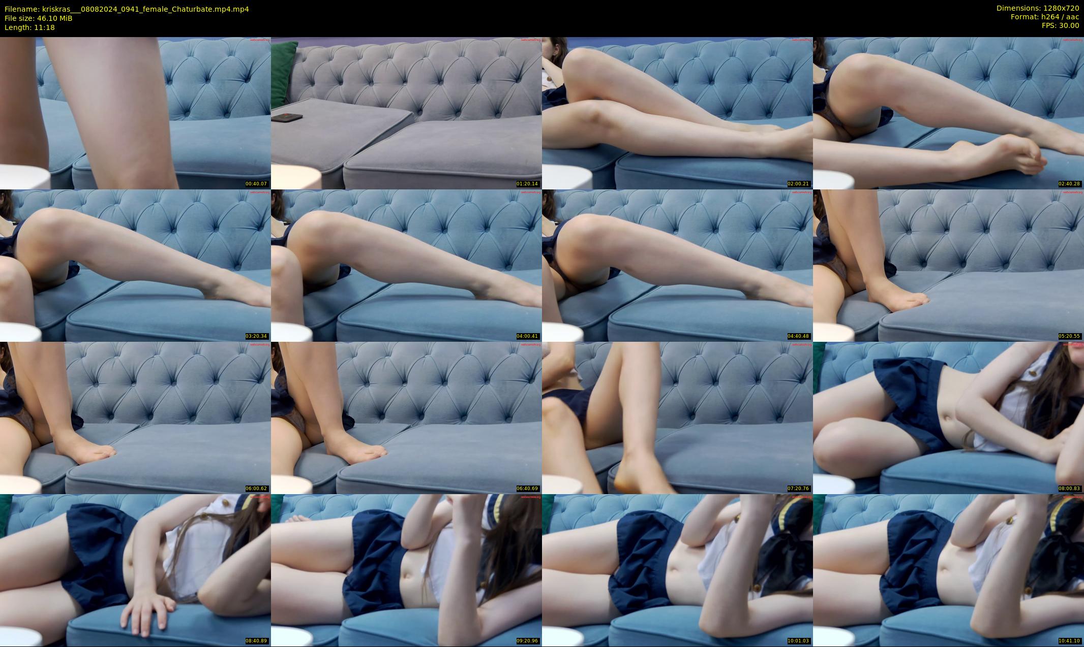 kriskras__ — 12 minute Chaturbate female cam show recording, 720p, Aug 8, 2024
