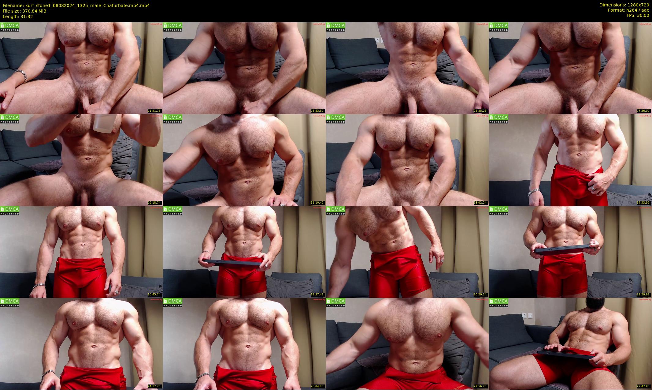 kurt_stone1 — 32 minute Chaturbate male cam show recording, 720p, Aug 8, 2024
