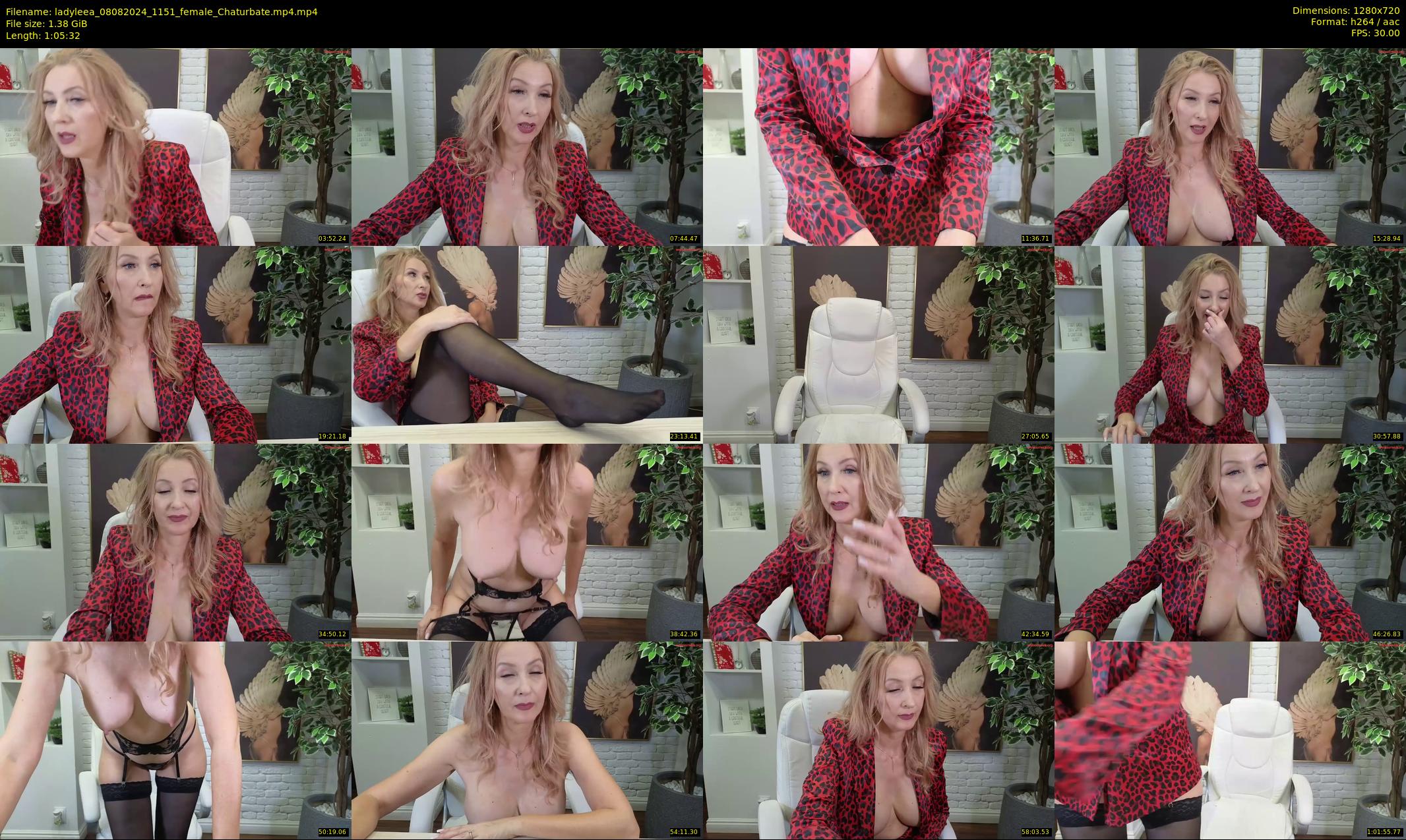ladyleea — 66 minute Chaturbate female cam show recording, 720p, Aug 8, 2024