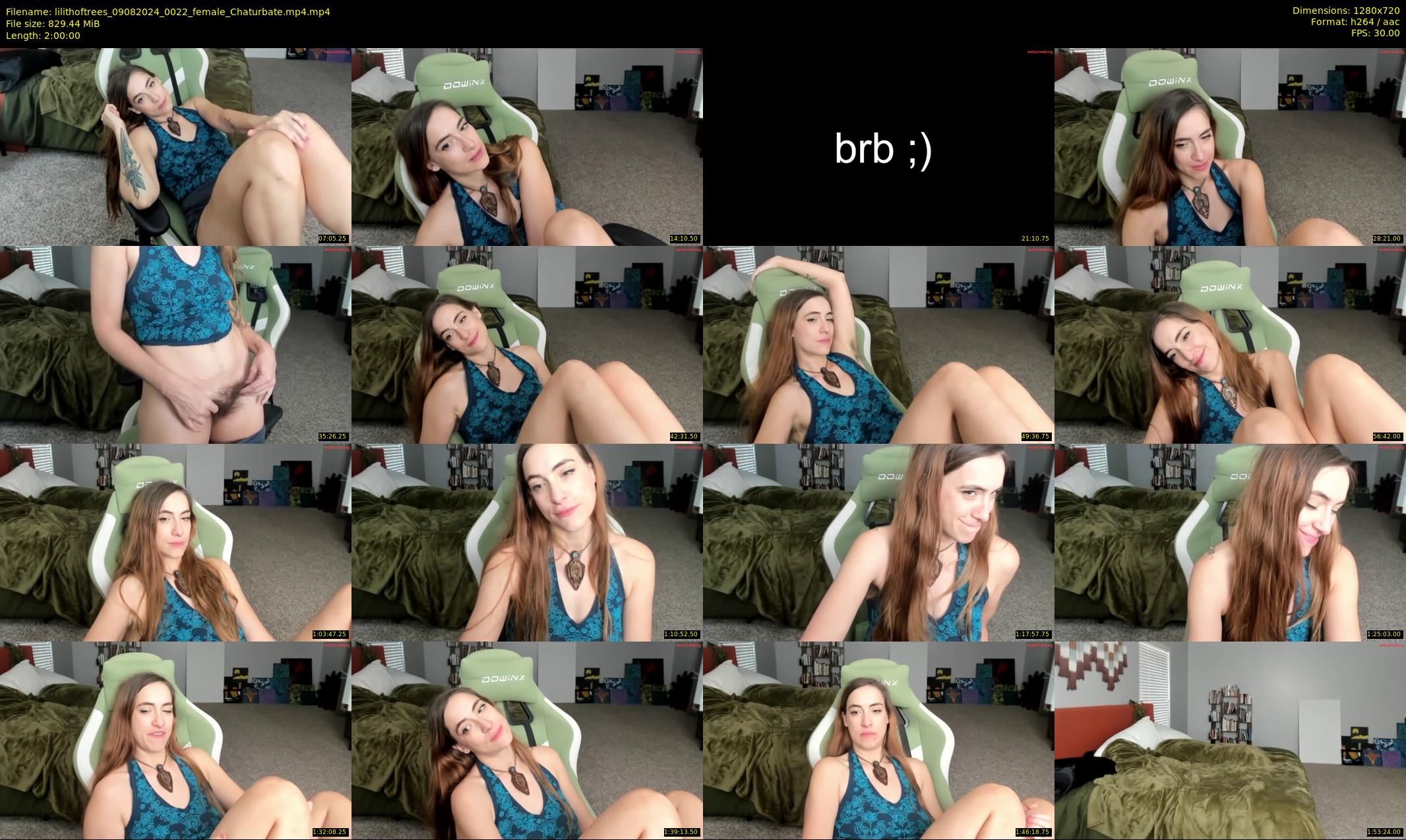 lilithoftrees — 120 minute Chaturbate female cam show recording, 720p, Aug 9, 2024