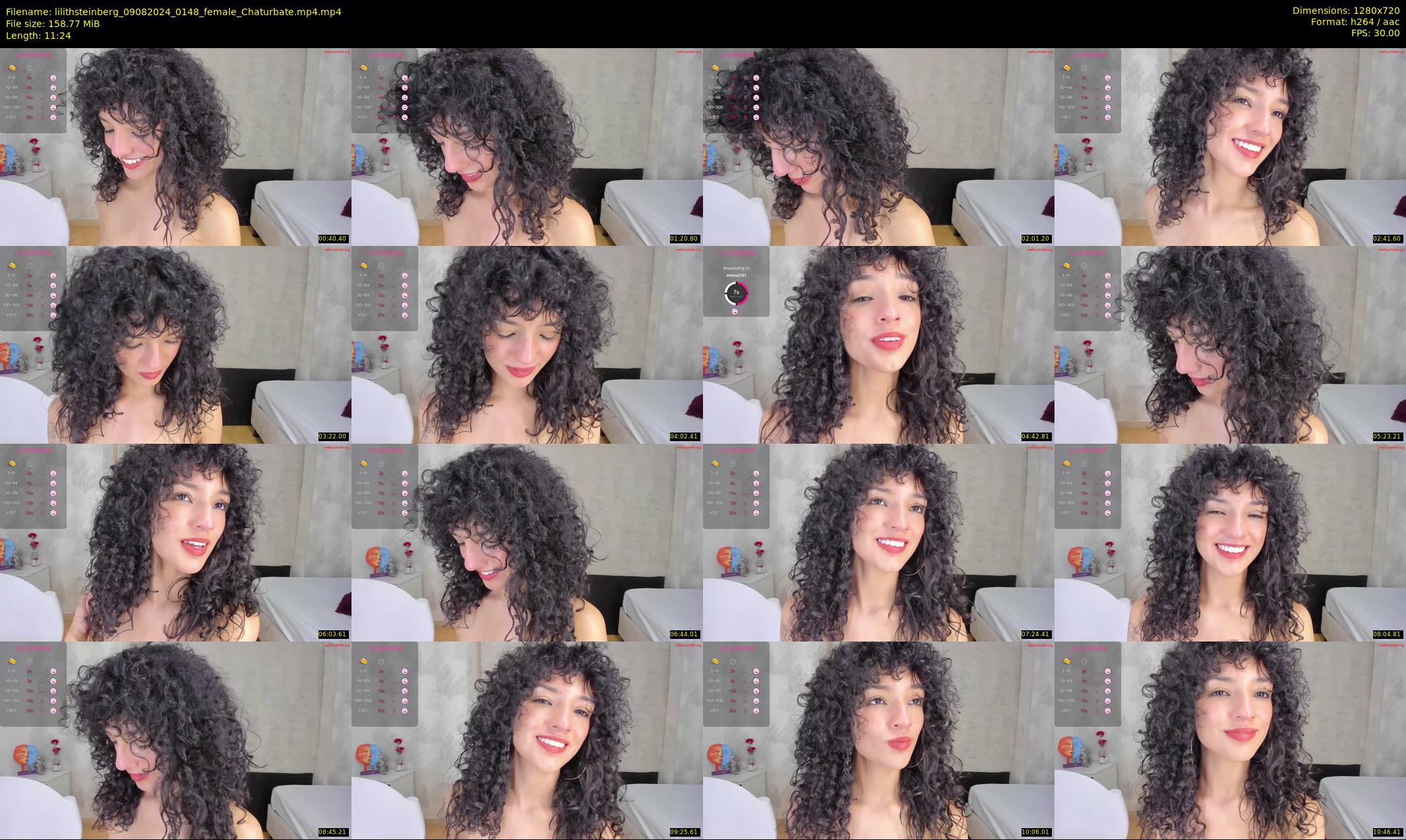 lilithsteinberg — 12 minute Chaturbate female cam show recording, 720p, Aug 9, 2024