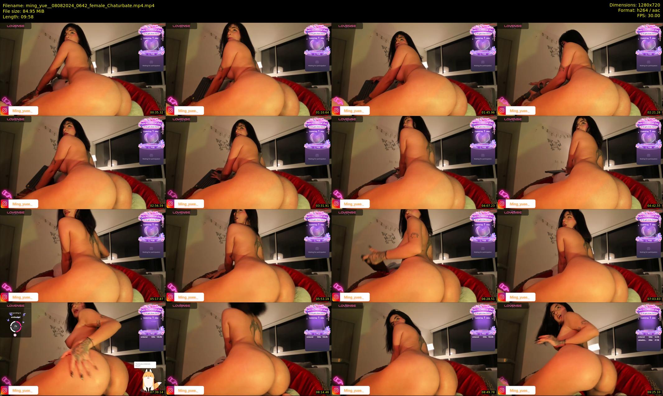 ming_yue_ — 10 minute Chaturbate female cam show recording, 720p, Aug 8, 2024