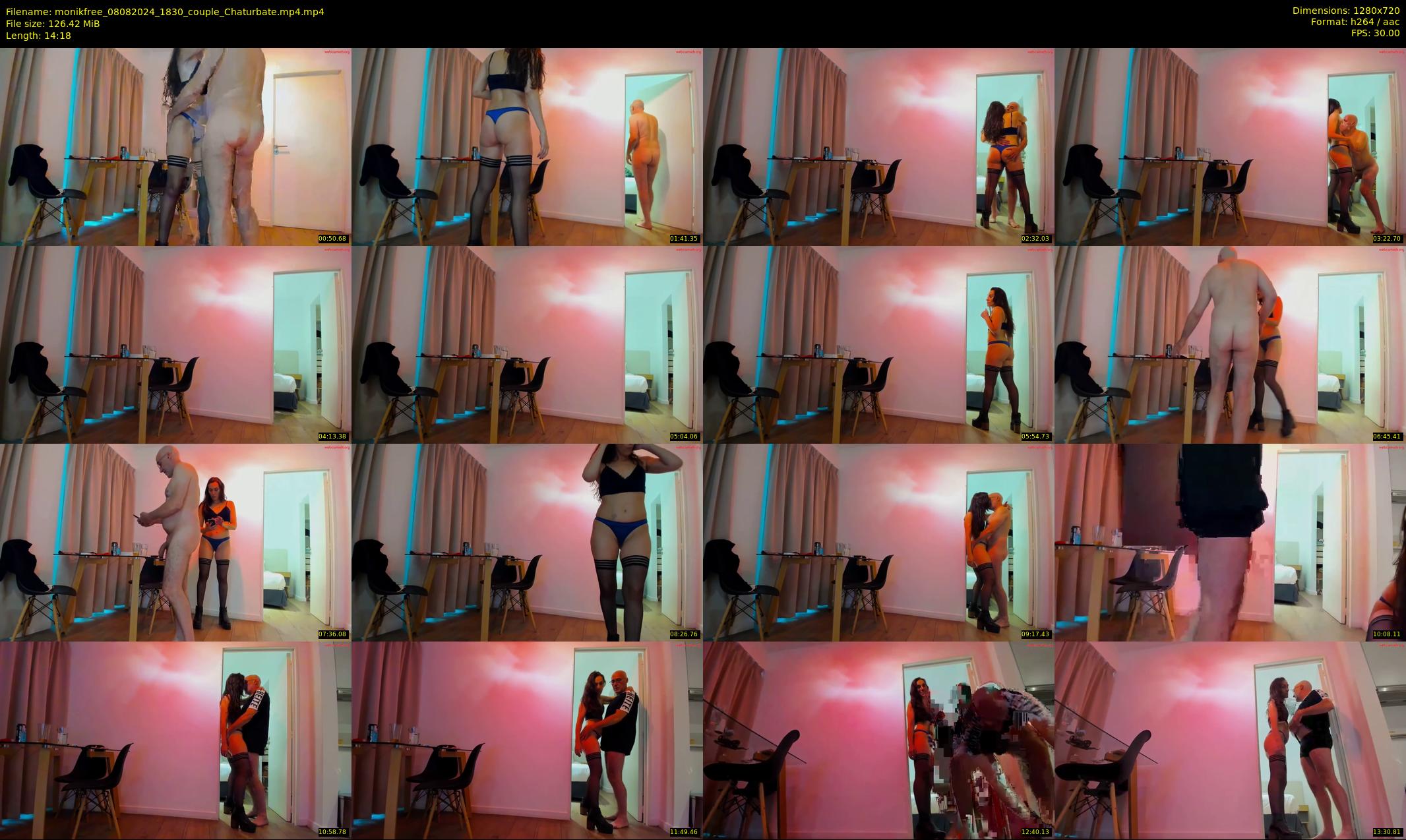 monikfree — 15 minute Chaturbate couple cam show recording, 720p, Aug 8, 2024
