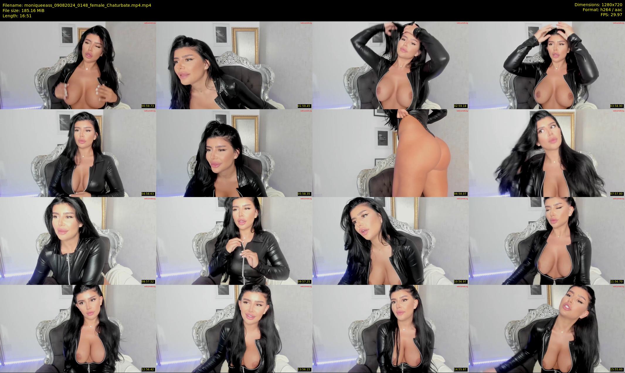 moniqueeass — 17 minute Chaturbate female cam show recording, 720p, Aug 9, 2024