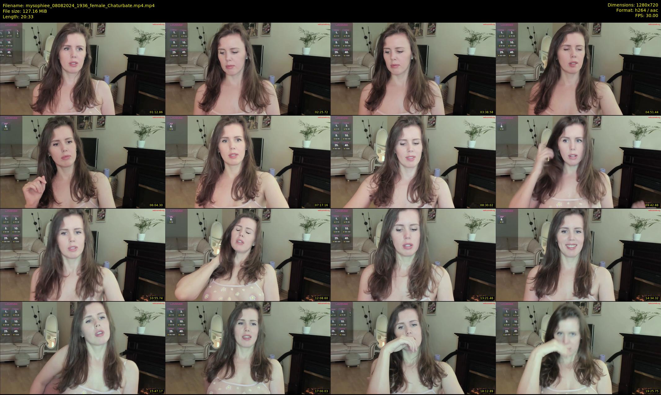 mysophiee — 21 minute Chaturbate female cam show recording, 720p, Aug 8, 2024
