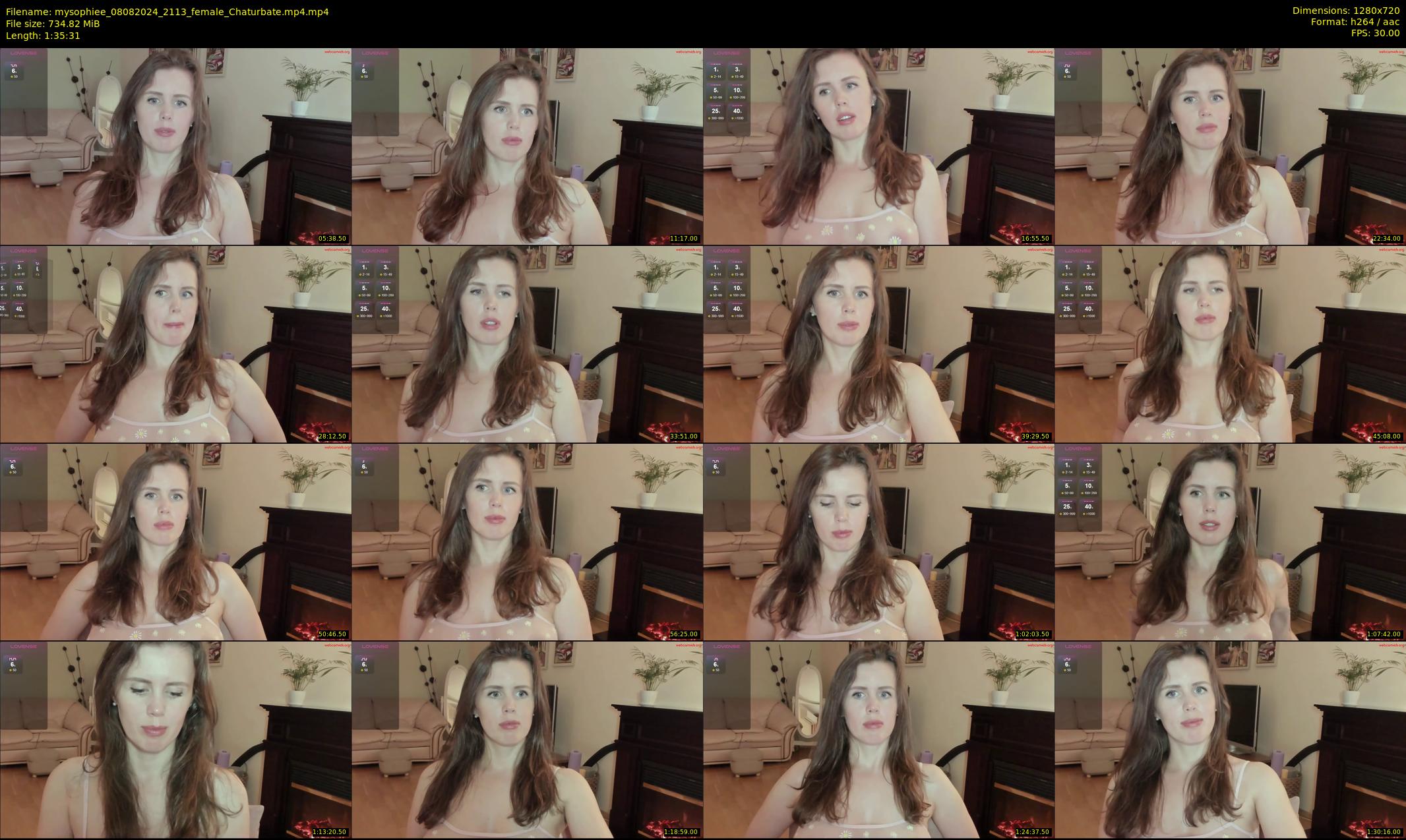 mysophiee — 96 minute Chaturbate female cam show recording, 720p, Aug 8, 2024