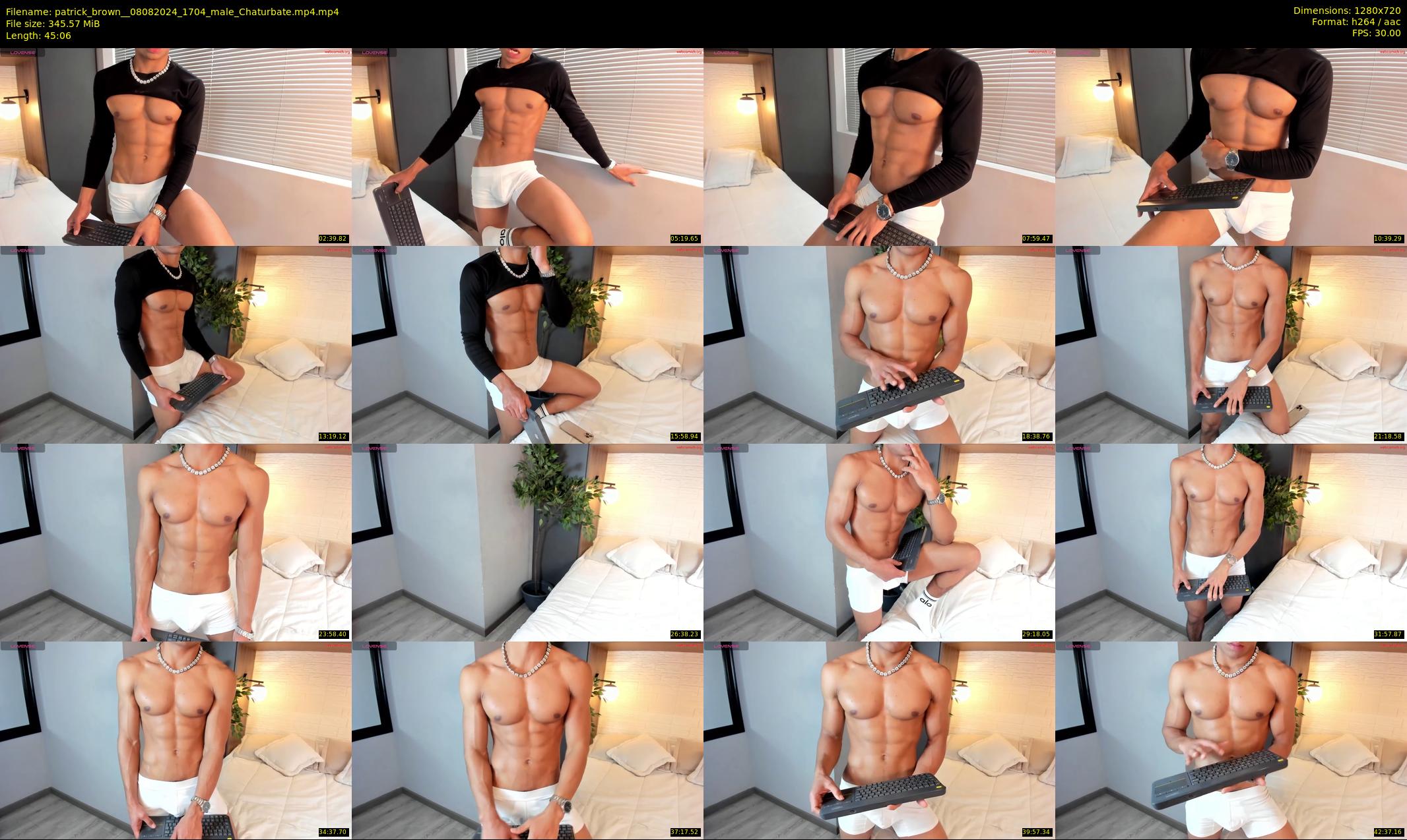 patrick_brown_ — 46 minute Chaturbate male cam show recording, 720p, Aug 8, 2024