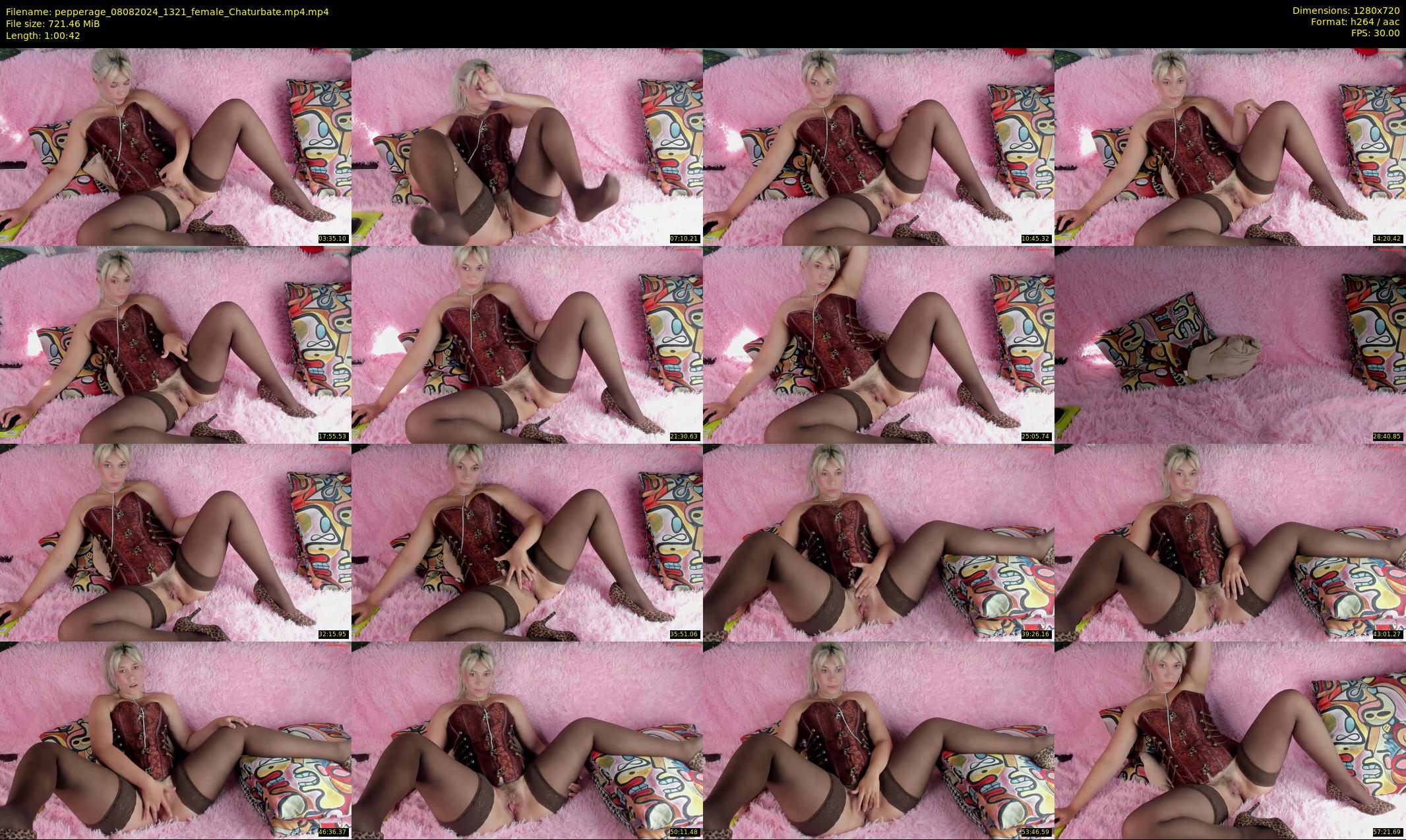 pepperage — 61 minute Chaturbate female cam show recording, 720p, Aug 8, 2024
