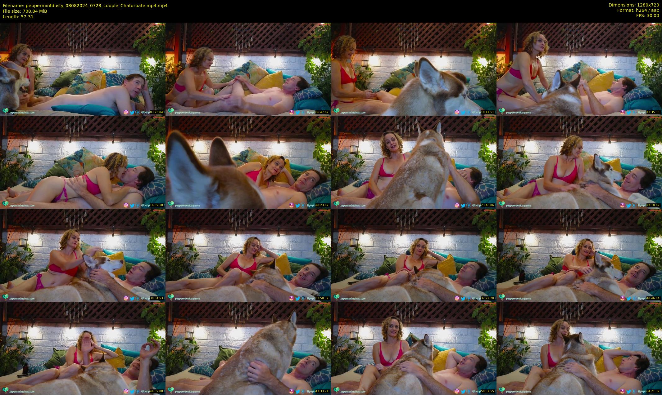 peppermintdusty — 58 minute Chaturbate couple cam show recording, 720p, Aug 8, 2024
