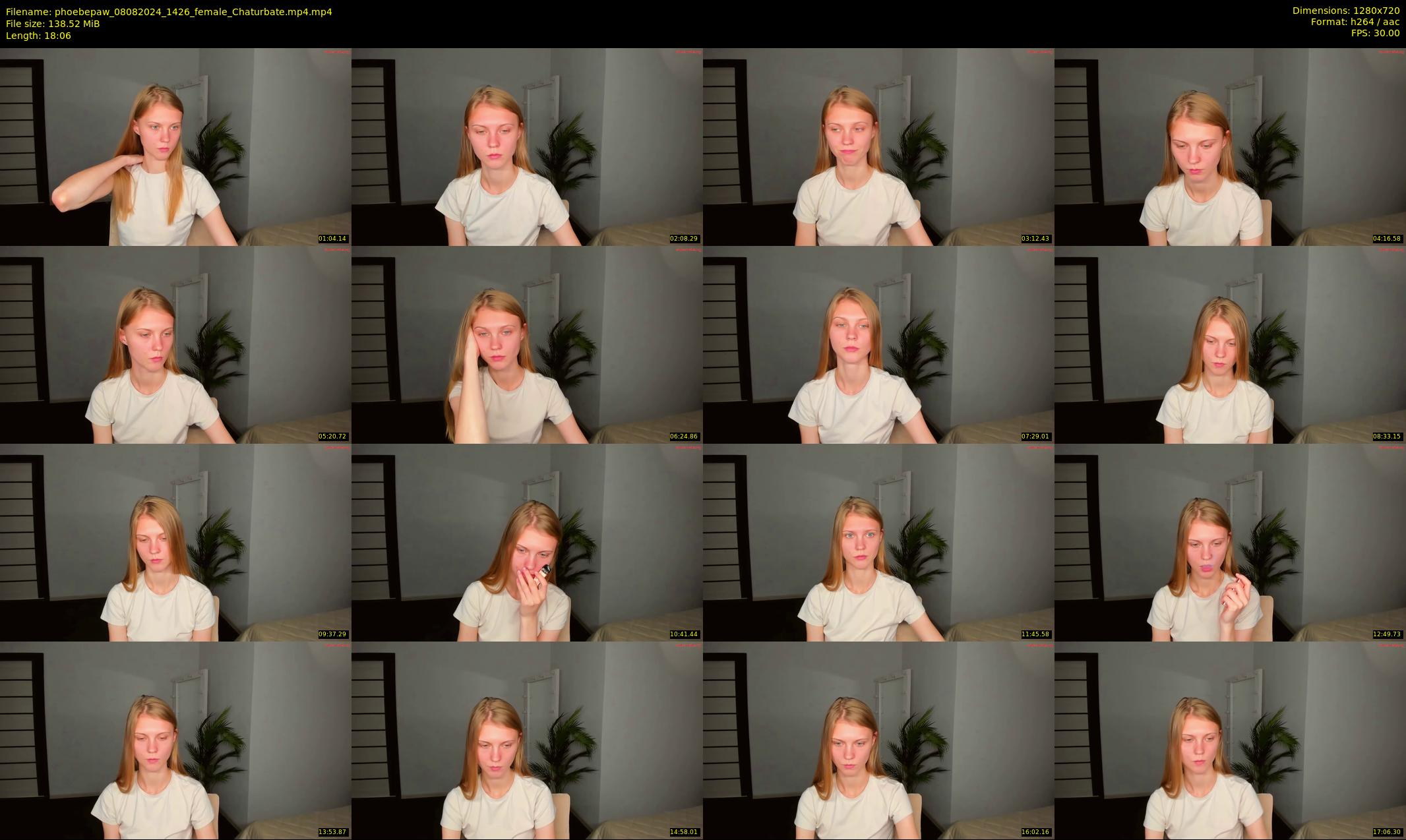 phoebepaw — 19 minute Chaturbate female cam show recording, 720p, Aug 8, 2024