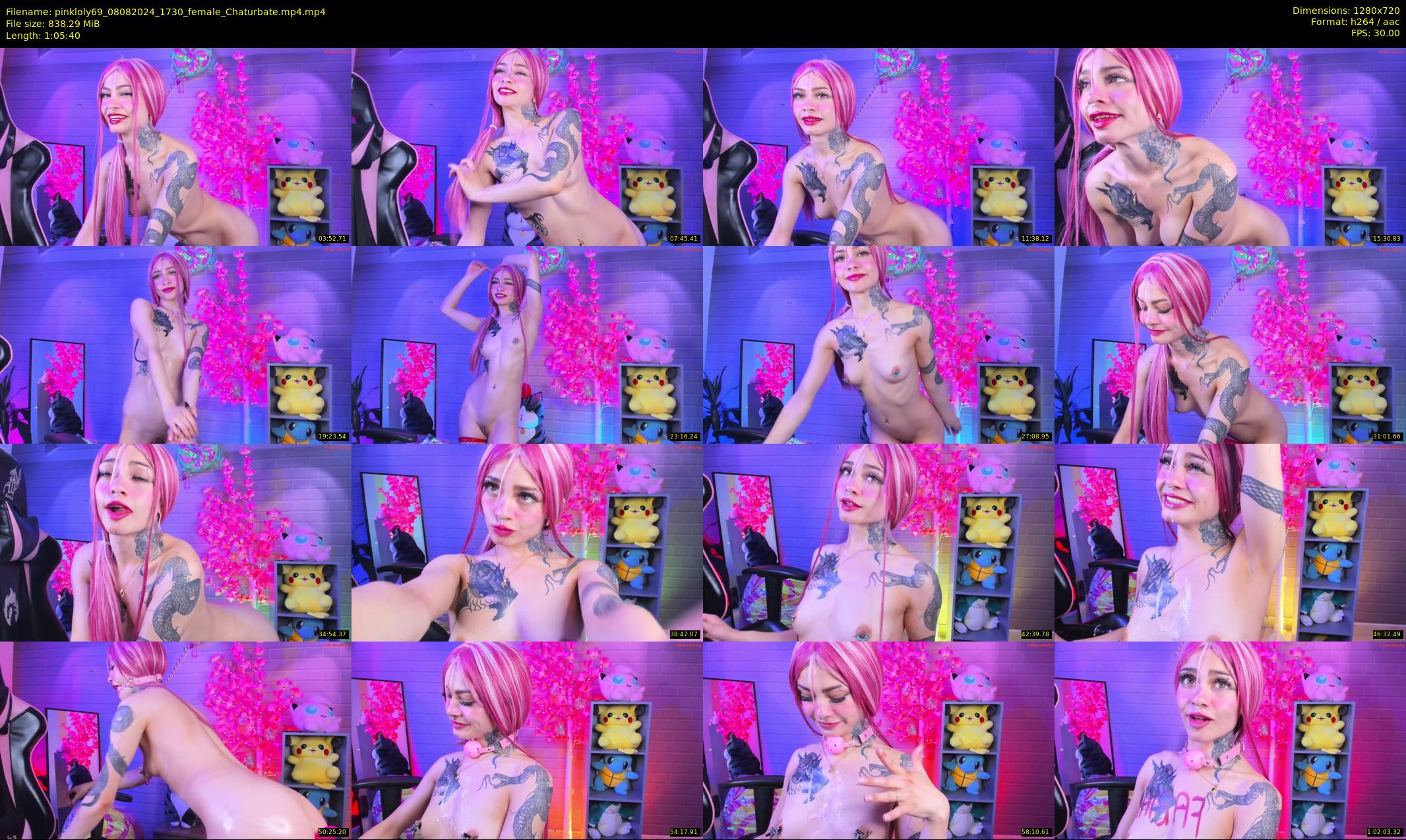 pinkloly69 — 66 minute Chaturbate female cam show recording, 720p, Aug 8, 2024