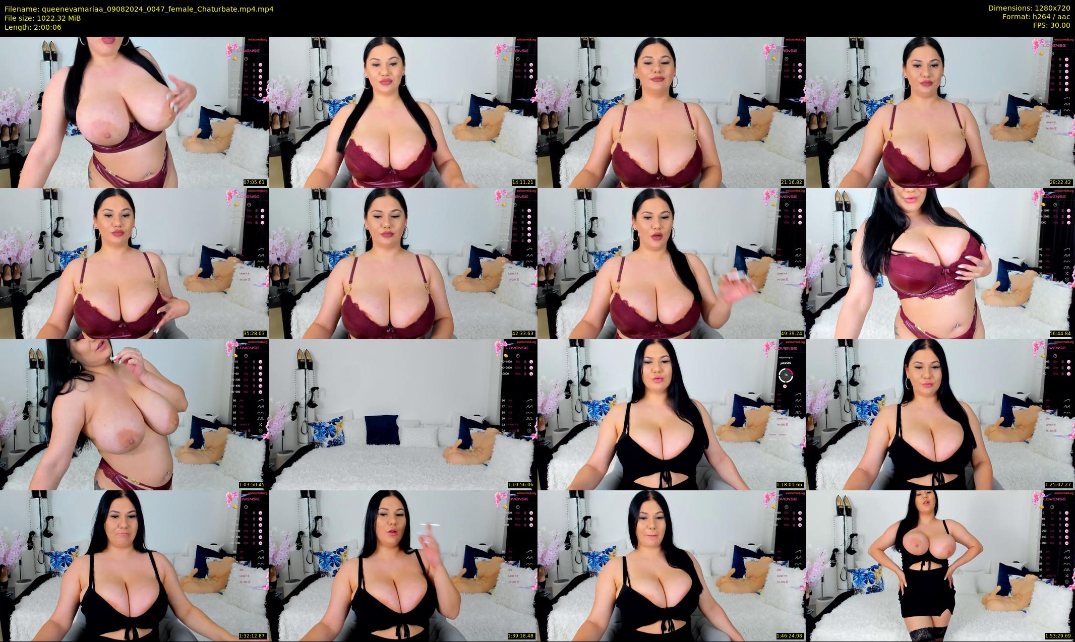 queenevamariaa — 121 minute Chaturbate female cam show recording, 720p, Aug 9, 2024