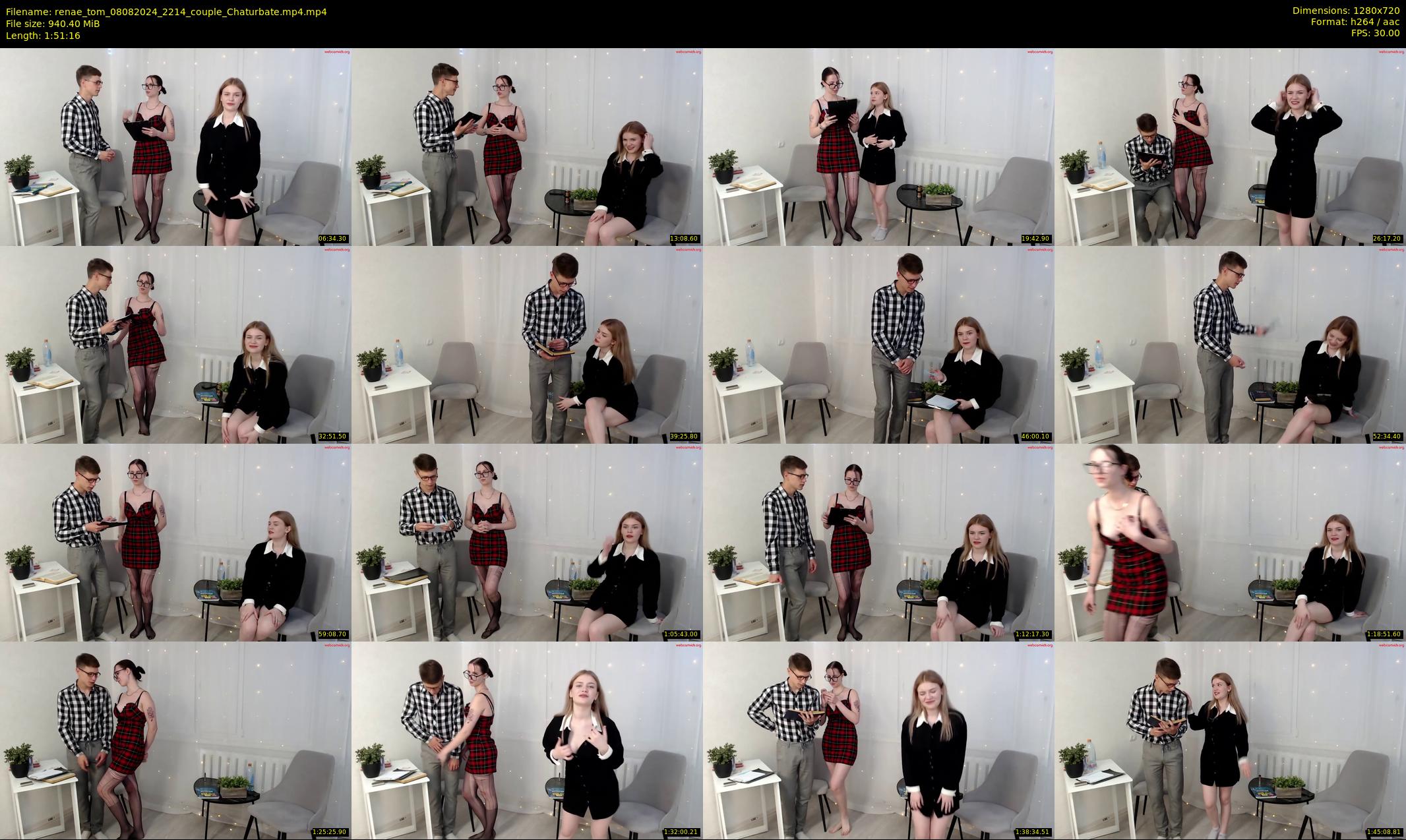 renae_tom — 112 minute Chaturbate couple cam show recording, 720p, Aug 8, 2024
