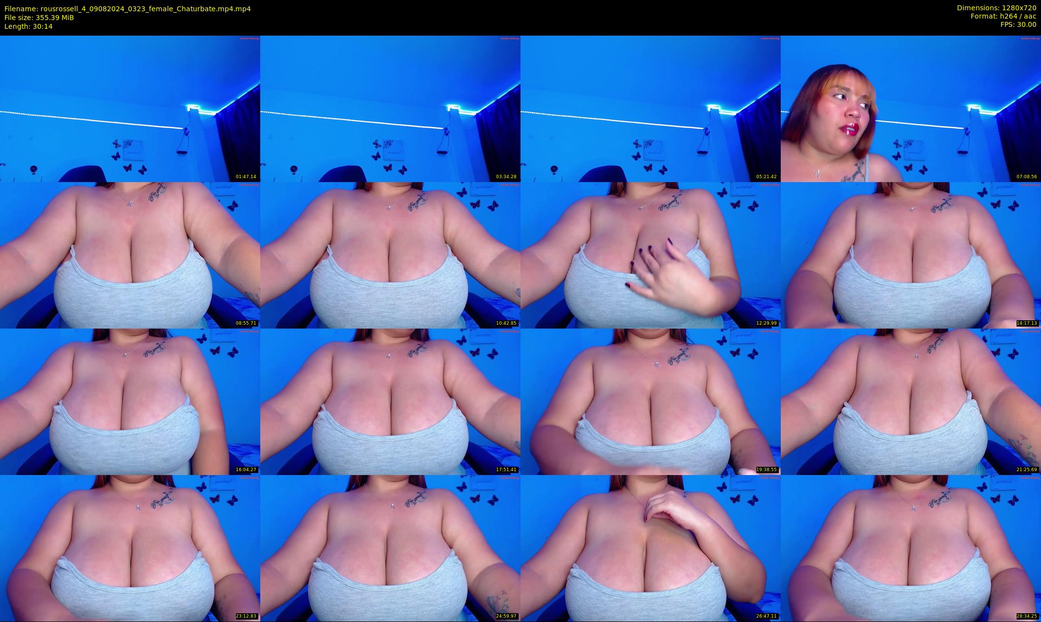 rousrossell_4 — 31 minute Chaturbate female cam show recording, 720p, Aug 9, 2024