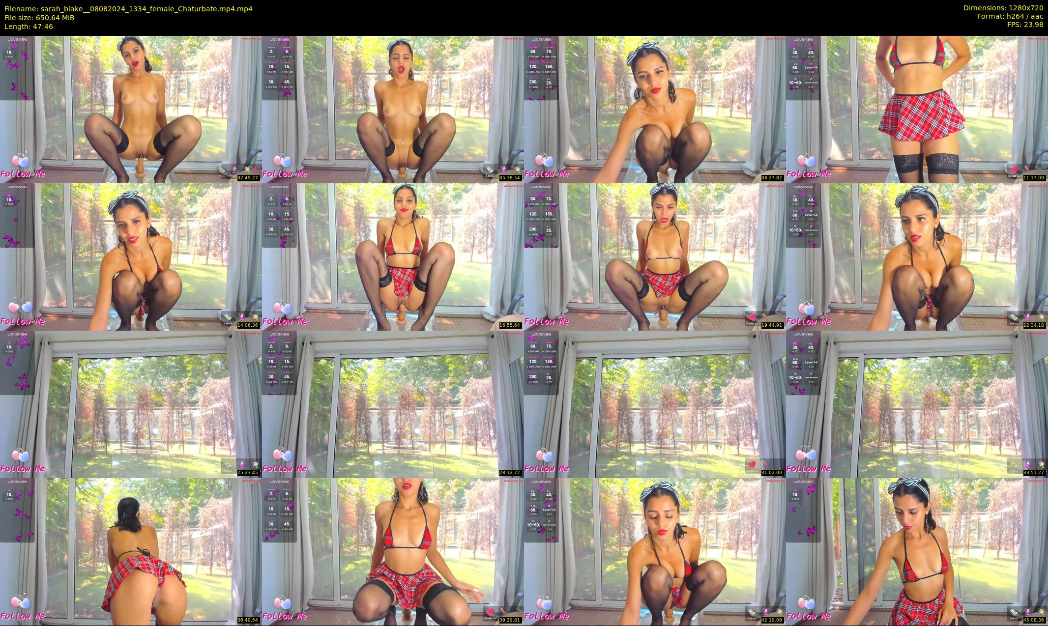 sarah_blake_ — 48 minute Chaturbate female cam show recording, 720p, Aug 8, 2024