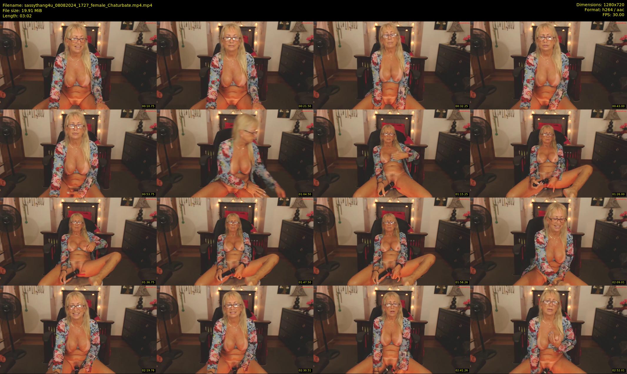 sassythang4u — 4 minute Chaturbate female cam show recording, 720p, Aug 8, 2024