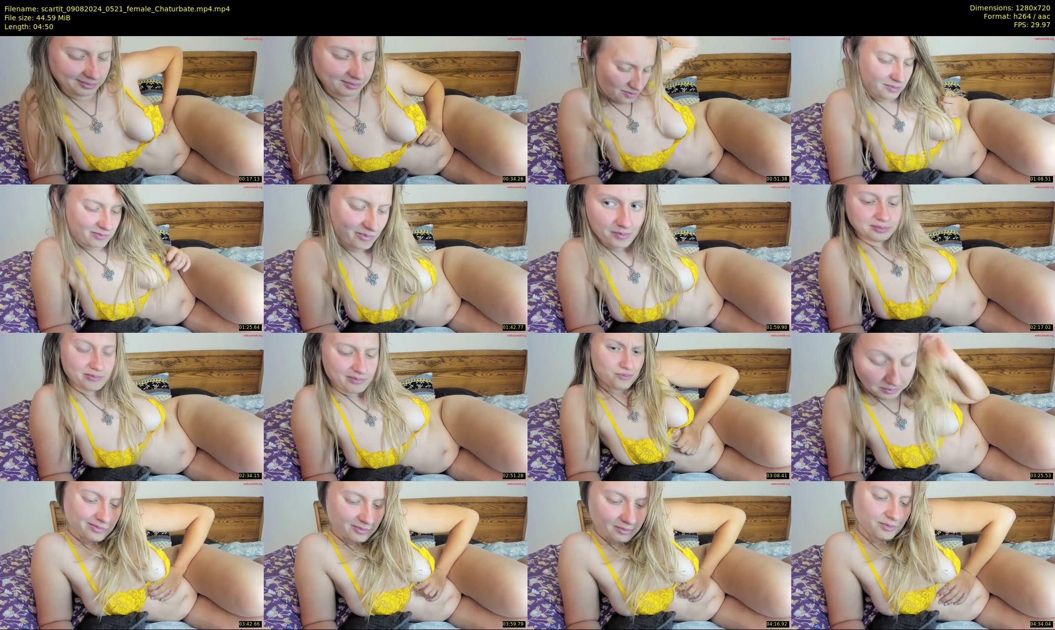 scartit — 5 minute Chaturbate female cam show recording, 720p, Aug 9, 2024