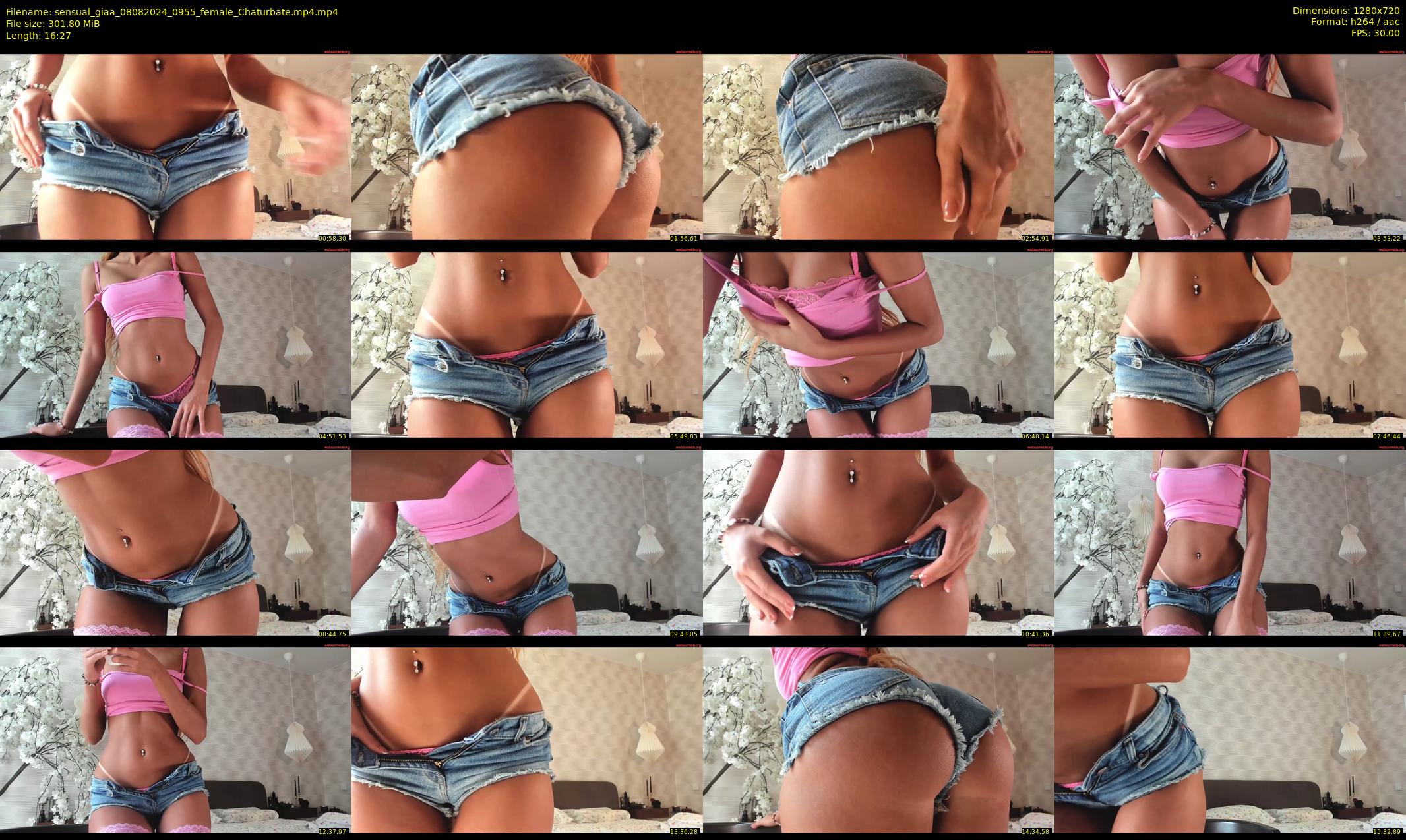 sensual_giaa — 17 minute Chaturbate female cam show recording, 720p, Aug 8, 2024