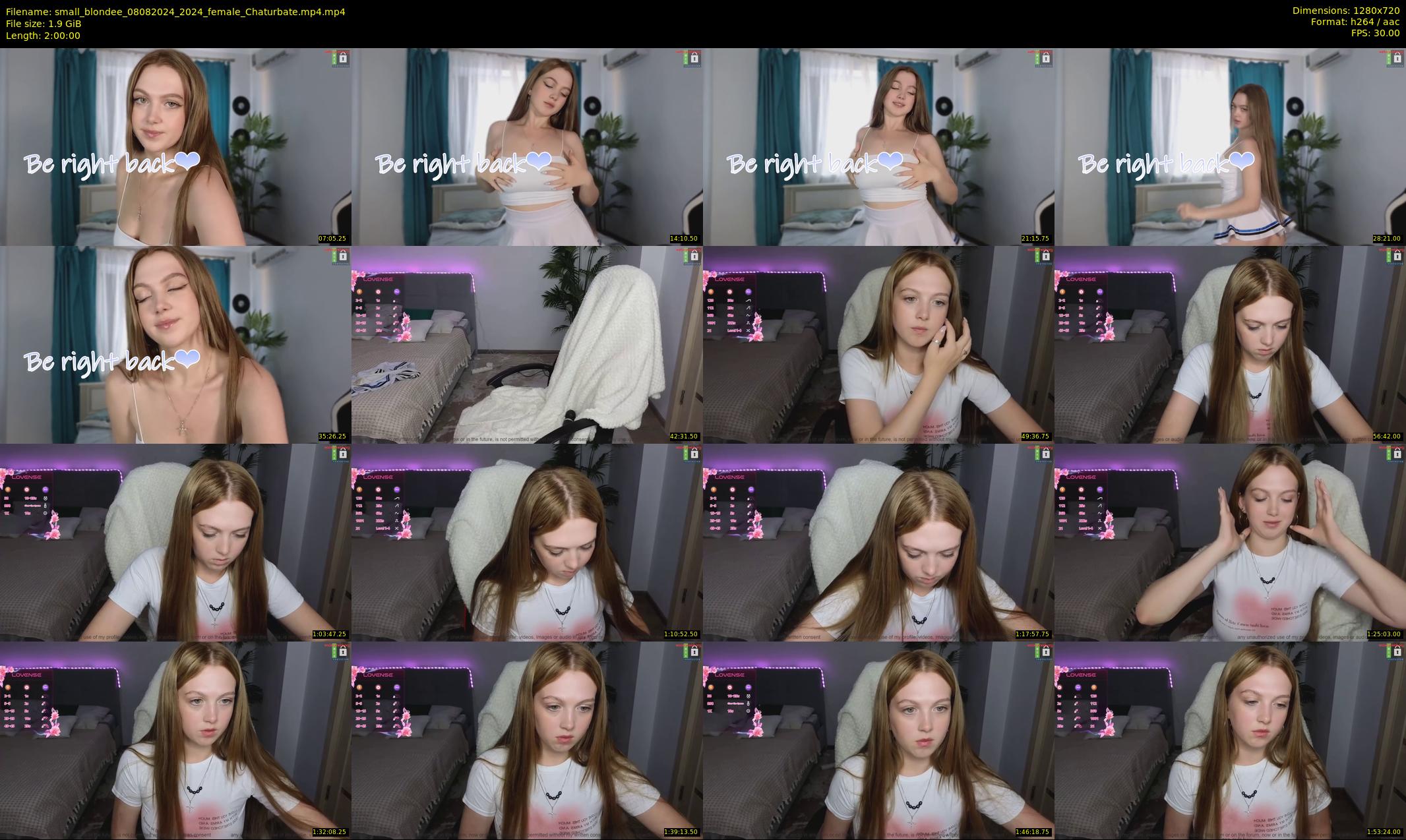 small_blondee — 120 minute Chaturbate female cam show recording, 720p, Aug 8, 2024