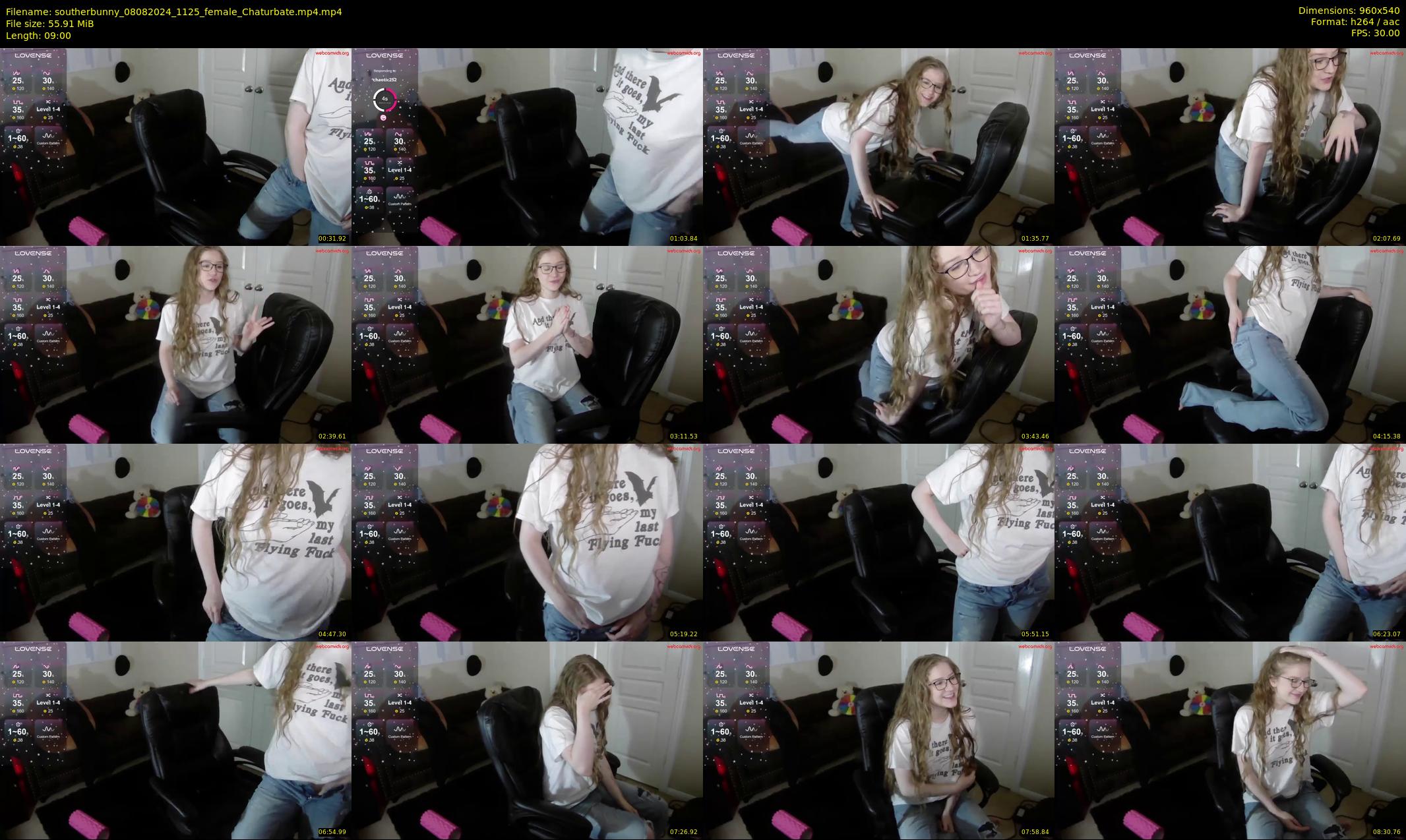 southerbunny — 9 minute Chaturbate female cam show recording, 480p, Aug 8, 2024