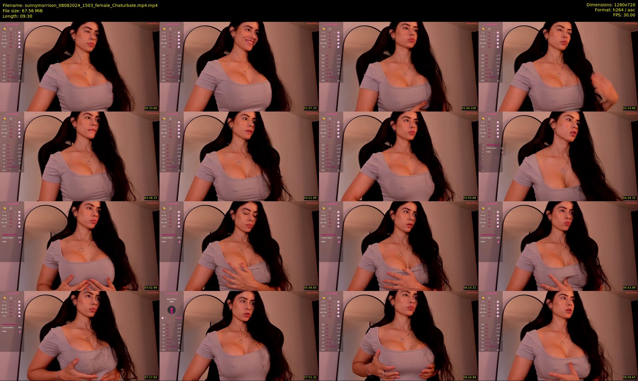 sunnymorrison — 10 minute Chaturbate female cam show recording, 720p, Aug 8, 2024