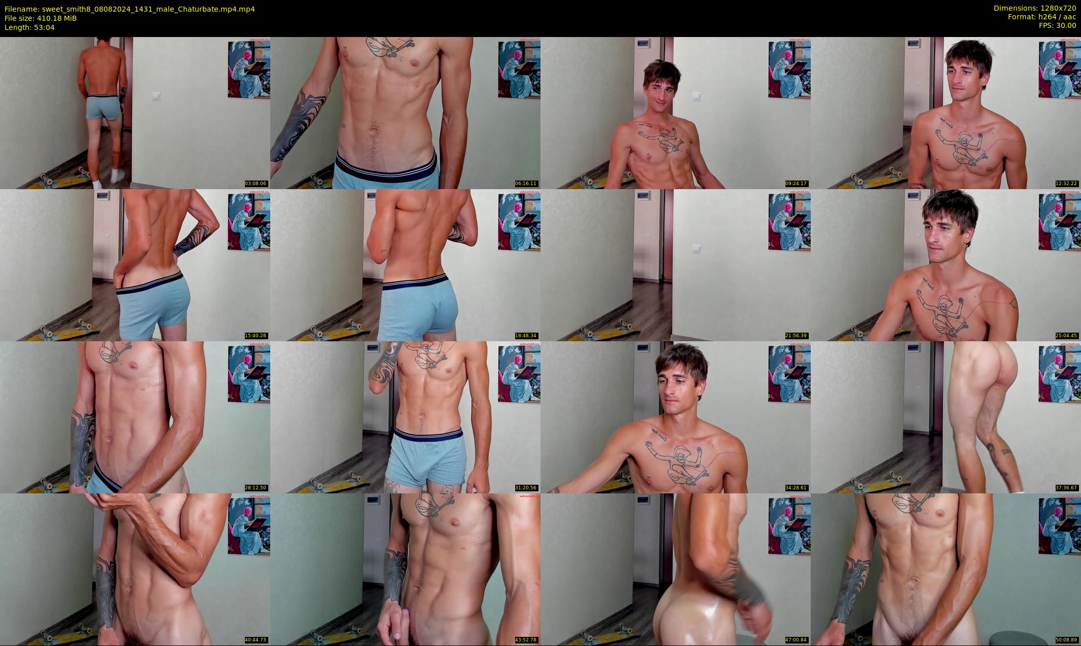 sweet_smith8 — 54 minute Chaturbate male cam show recording, 720p, Aug 8, 2024