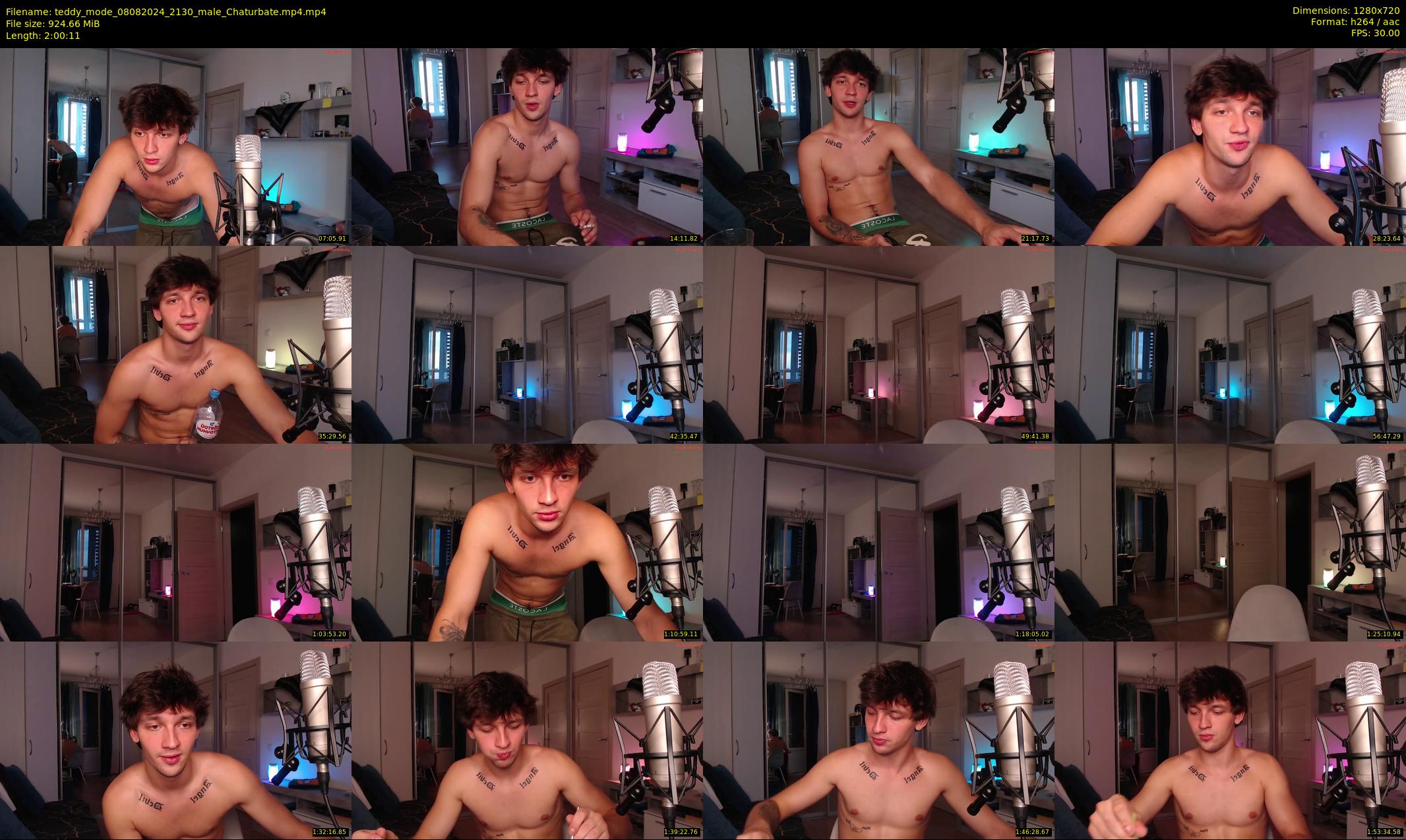 teddy_mode — 121 minute Chaturbate couple cam show recording, 720p, Aug 8, 2024