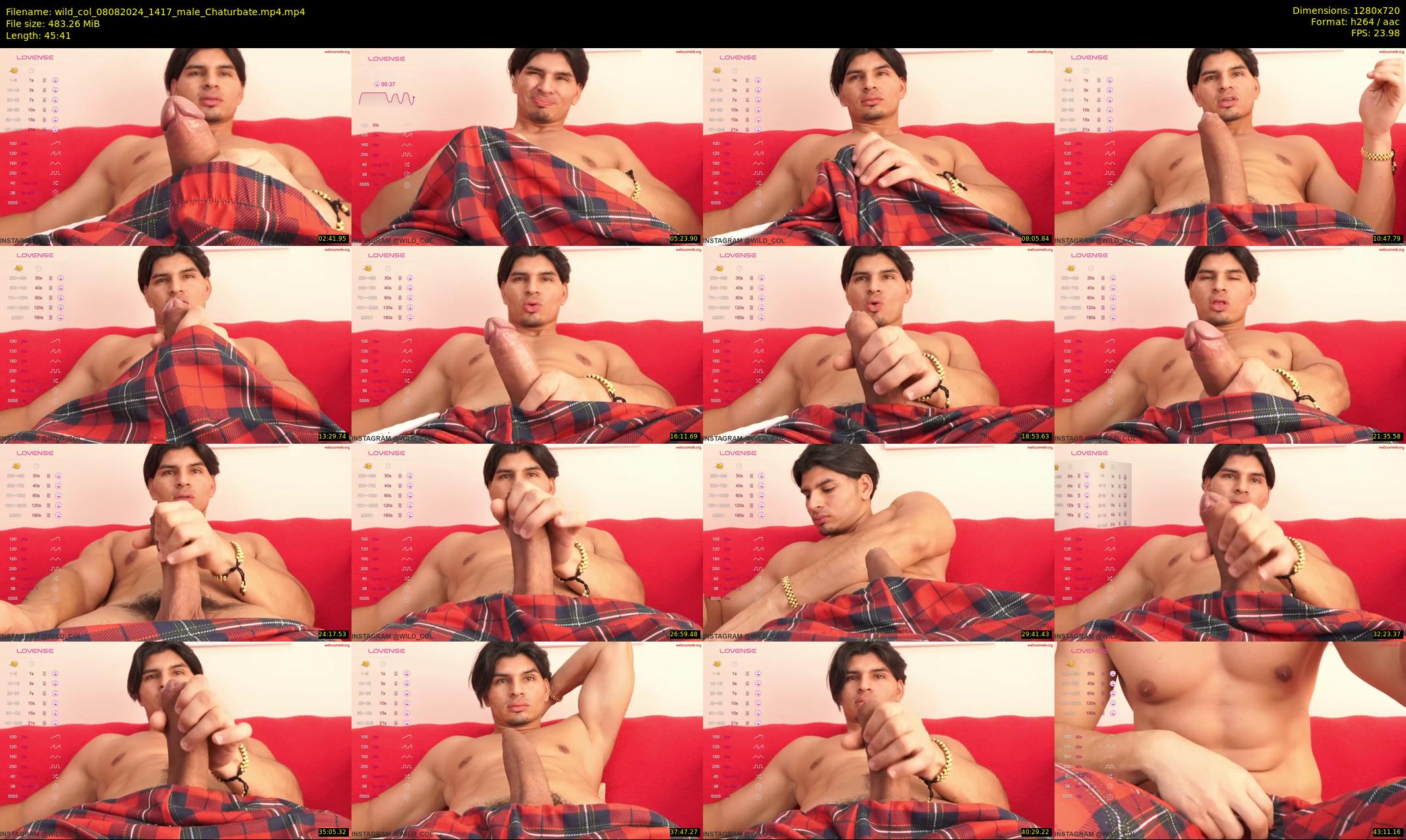 wild_col — 46 minute Chaturbate male cam show recording, 720p, Aug 8, 2024