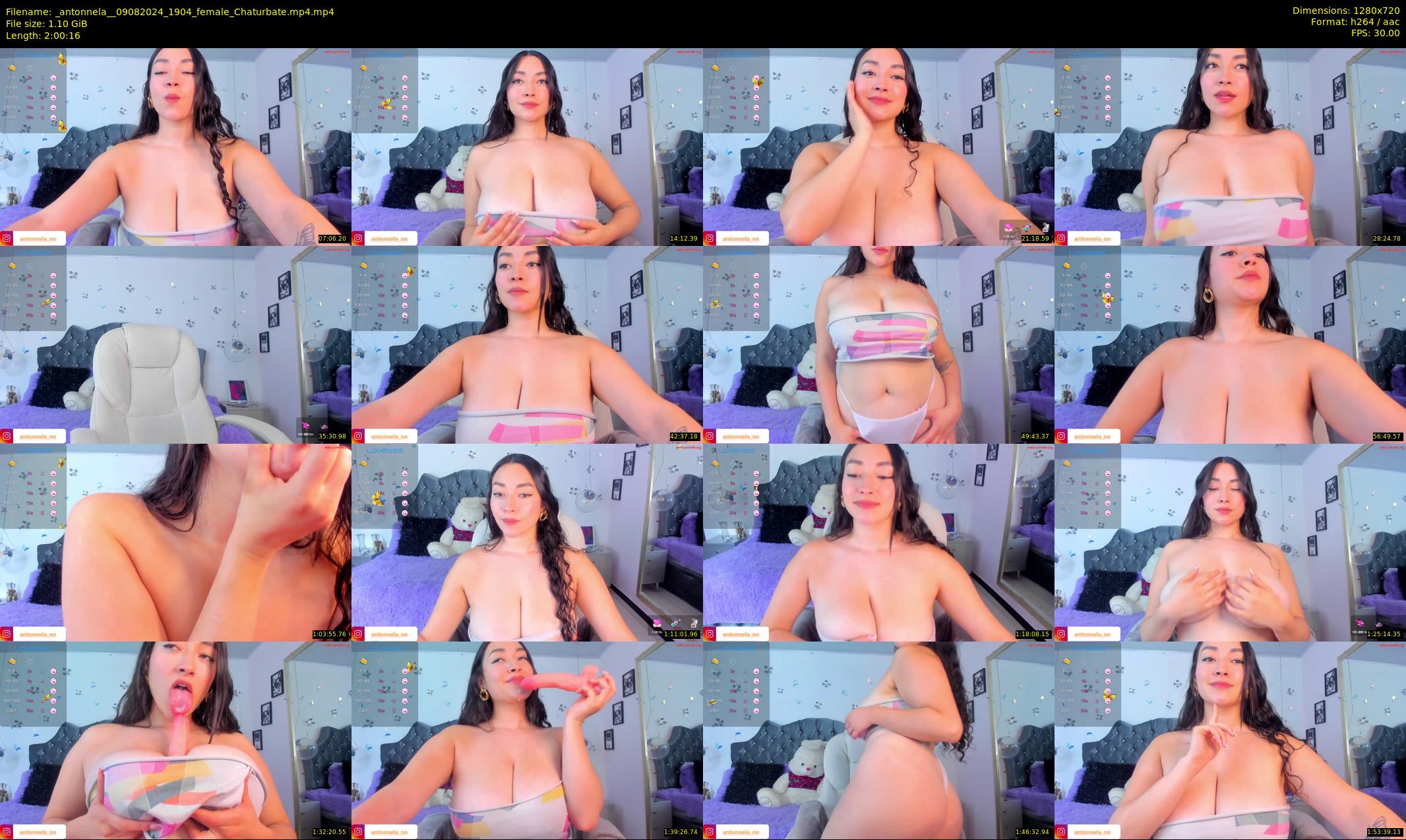 _antonnela_ — 121 minute Chaturbate female cam show recording, 720p, Aug 9, 2024