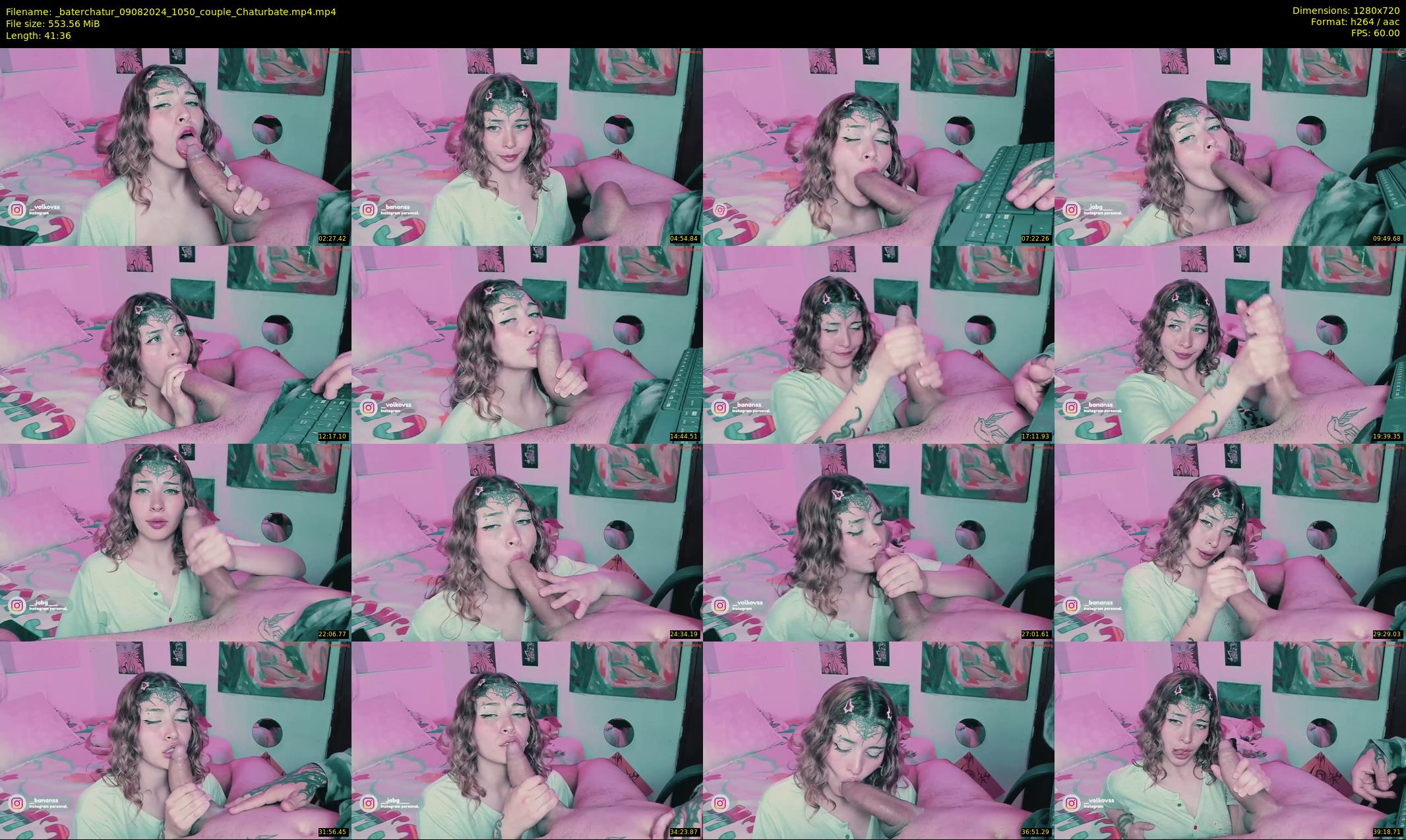 _baterchatur — 42 minute Chaturbate couple cam show recording, 720p, Aug 9, 2024