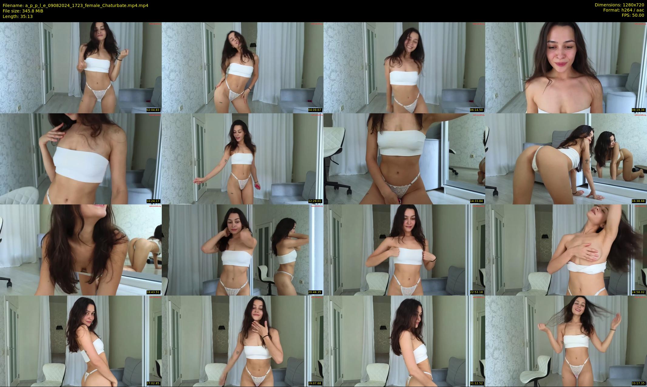 a_p_p_l_e — 36 minute Chaturbate female cam show recording, 720p, Aug 9, 2024