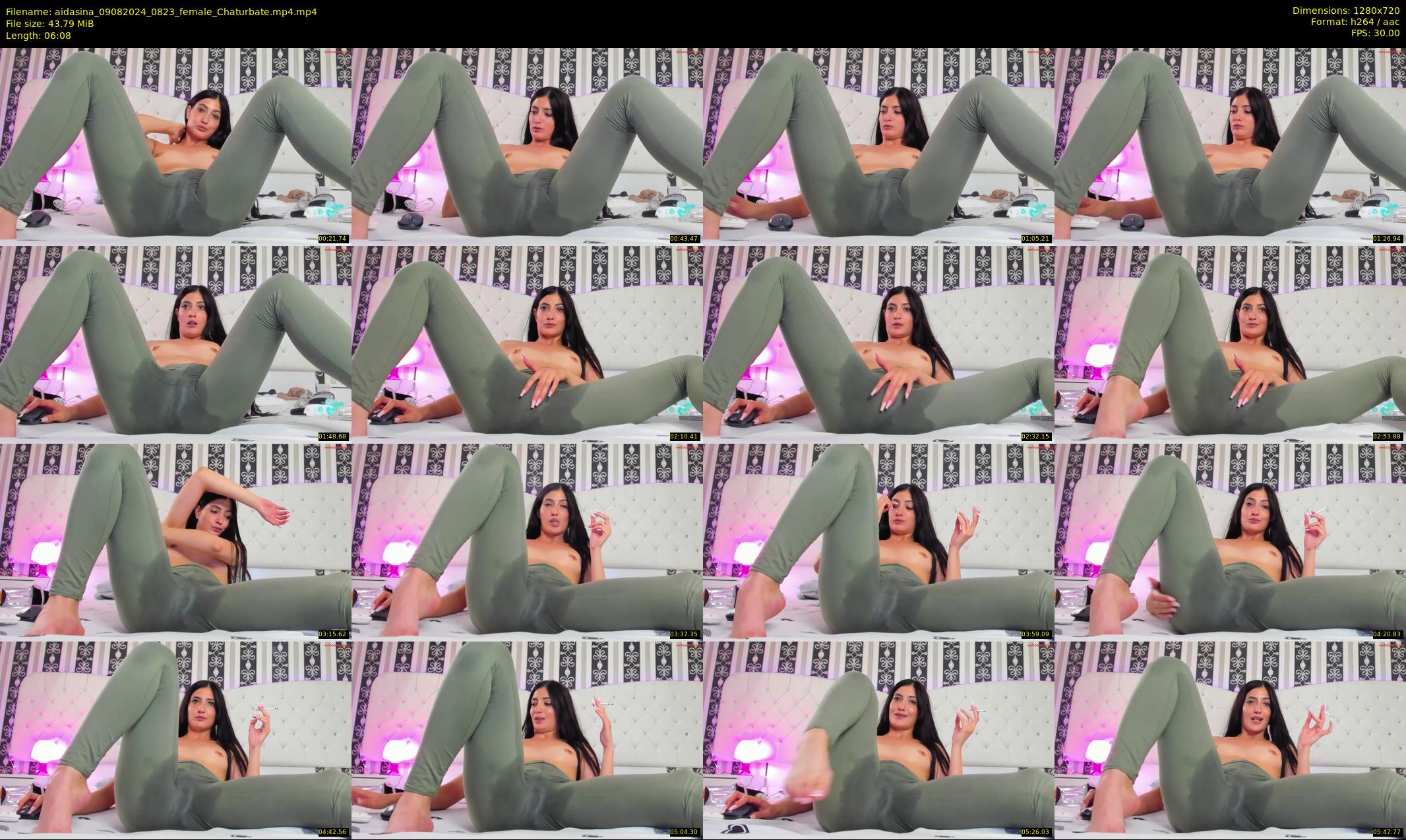 aidasina — 7 minute Chaturbate female cam show recording, 720p, Aug 9, 2024