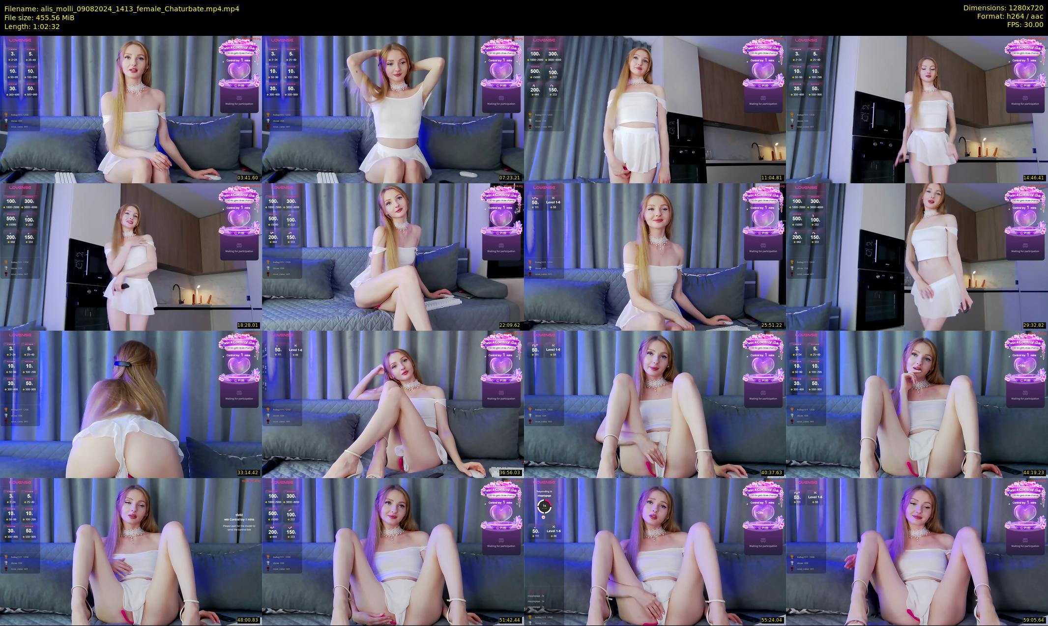 alis_molli — 63 minute Chaturbate female cam show recording, 720p, Aug 9, 2024