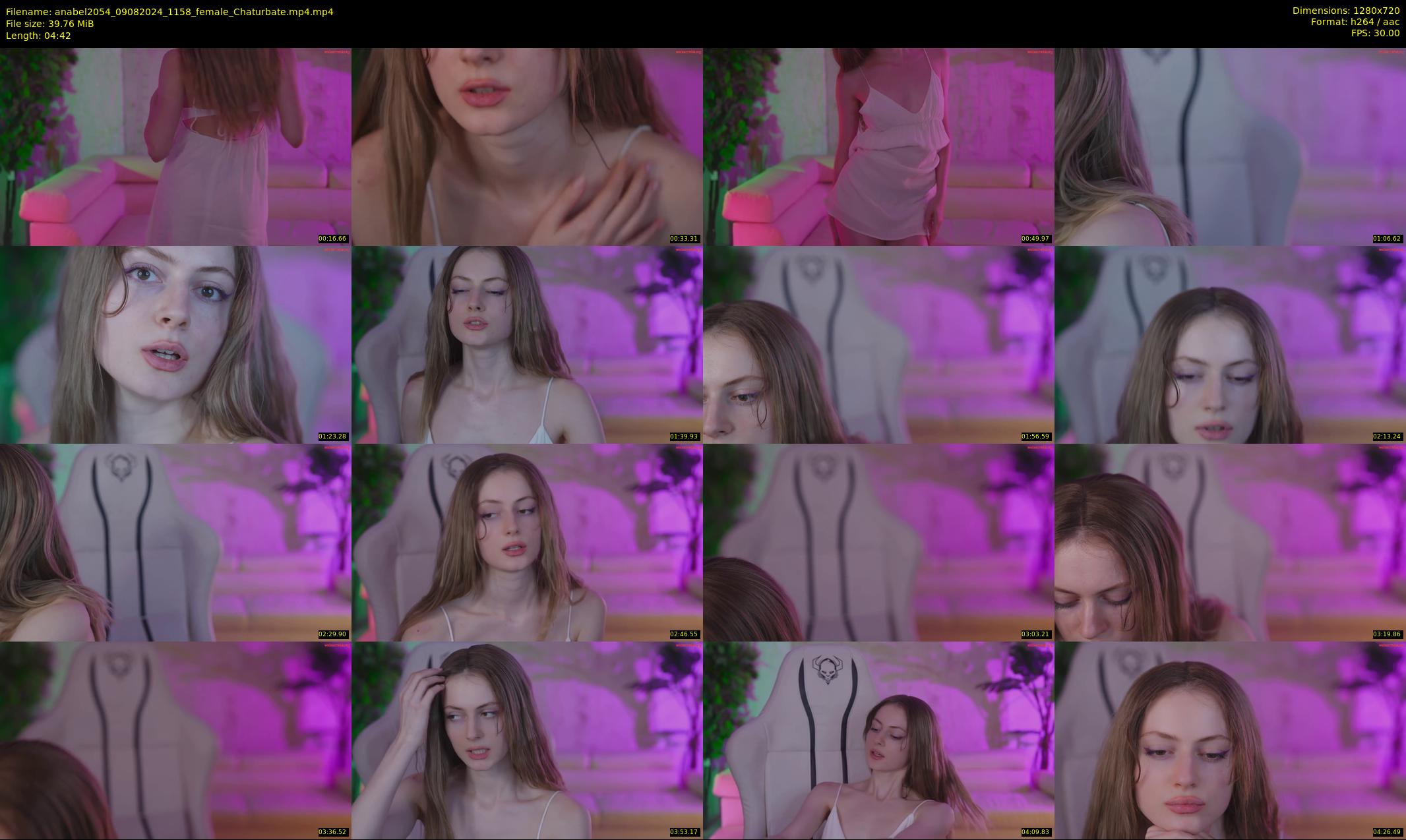 anabel2054 — 5 minute Chaturbate female cam show recording, 720p, Aug 9, 2024