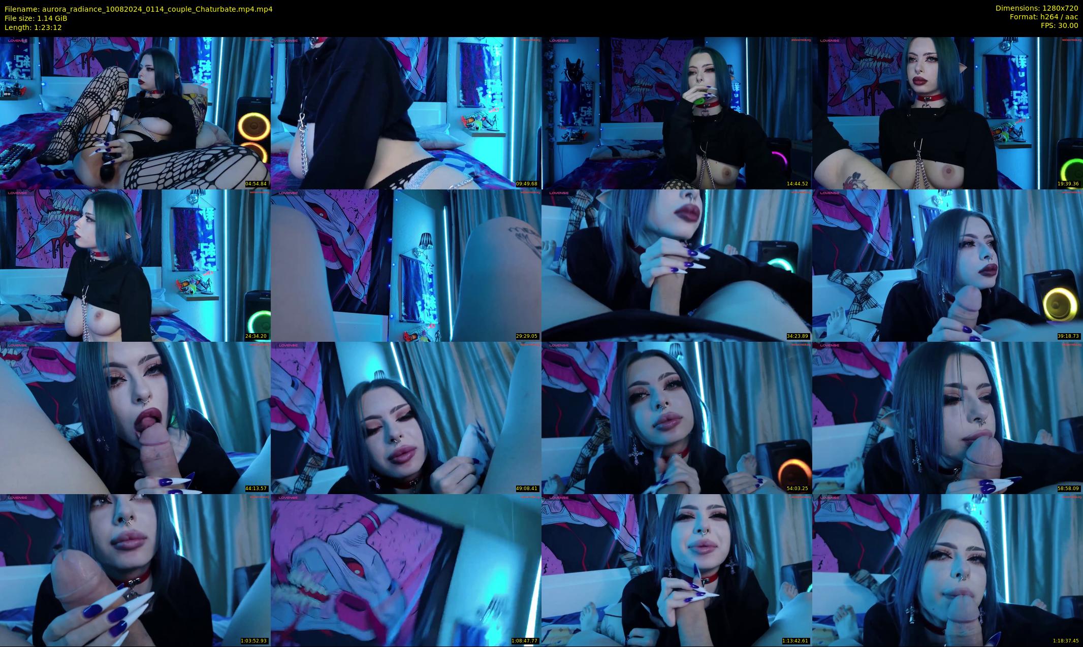 aurora_radiance — 84 minute Chaturbate couple cam show recording, 720p, Aug 10, 2024