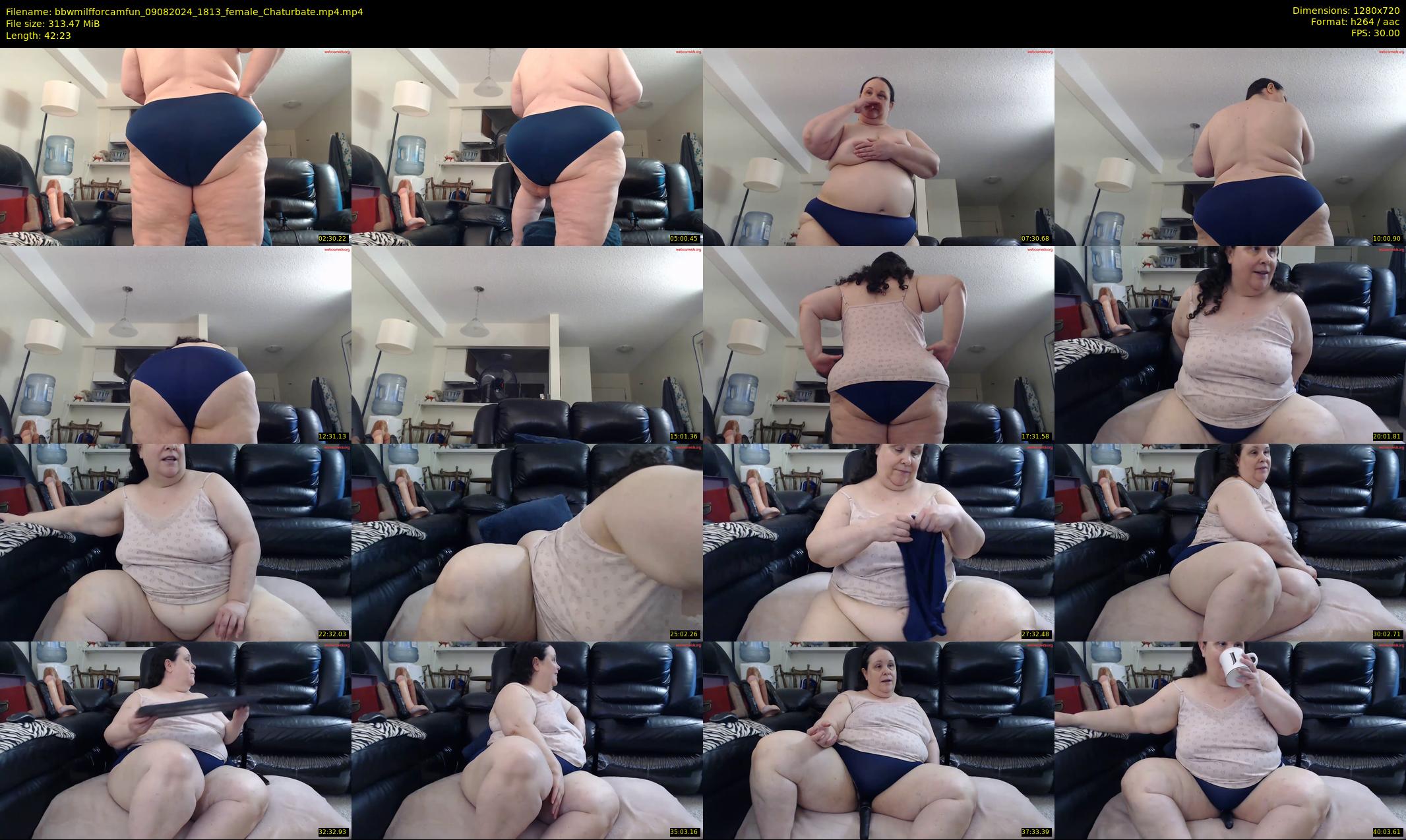 bbwmilfforcamfun — 43 minute Chaturbate female cam show recording, 720p, Aug 9, 2024