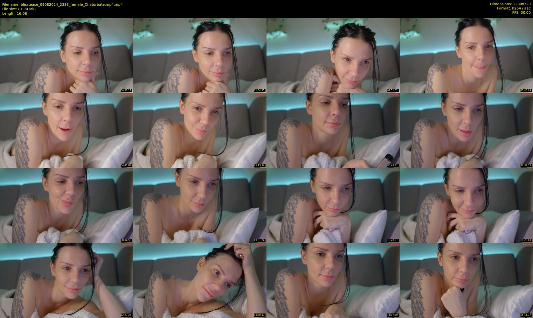 blisstease — 17 minute Chaturbate female cam show recording, 720p, Aug 9, 2024