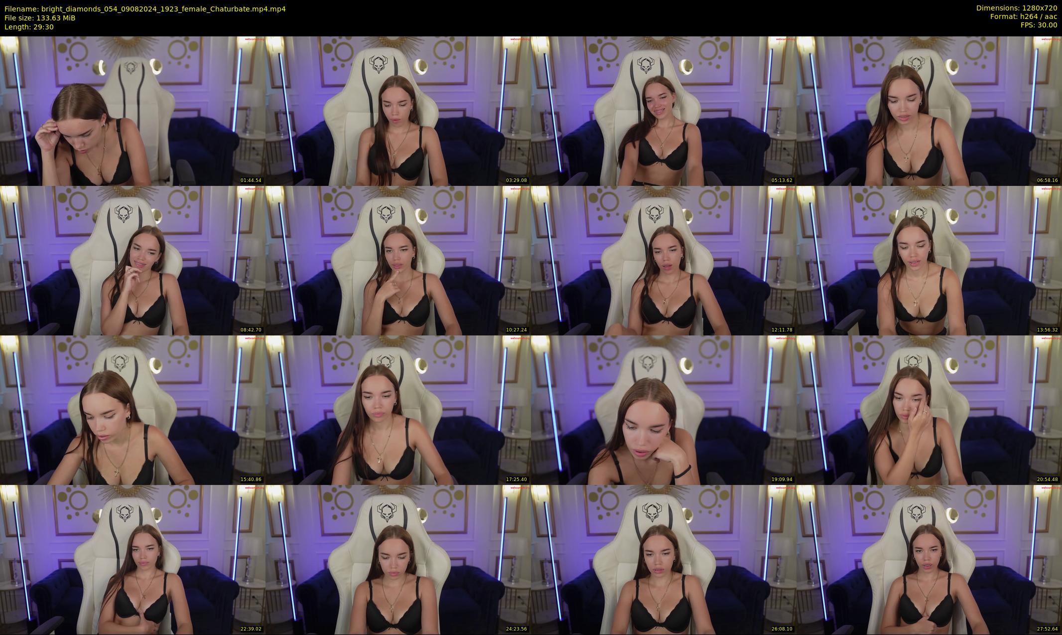 bright_diamonds_054 — 30 minute Chaturbate couple cam show recording, 720p, Aug 9, 2024