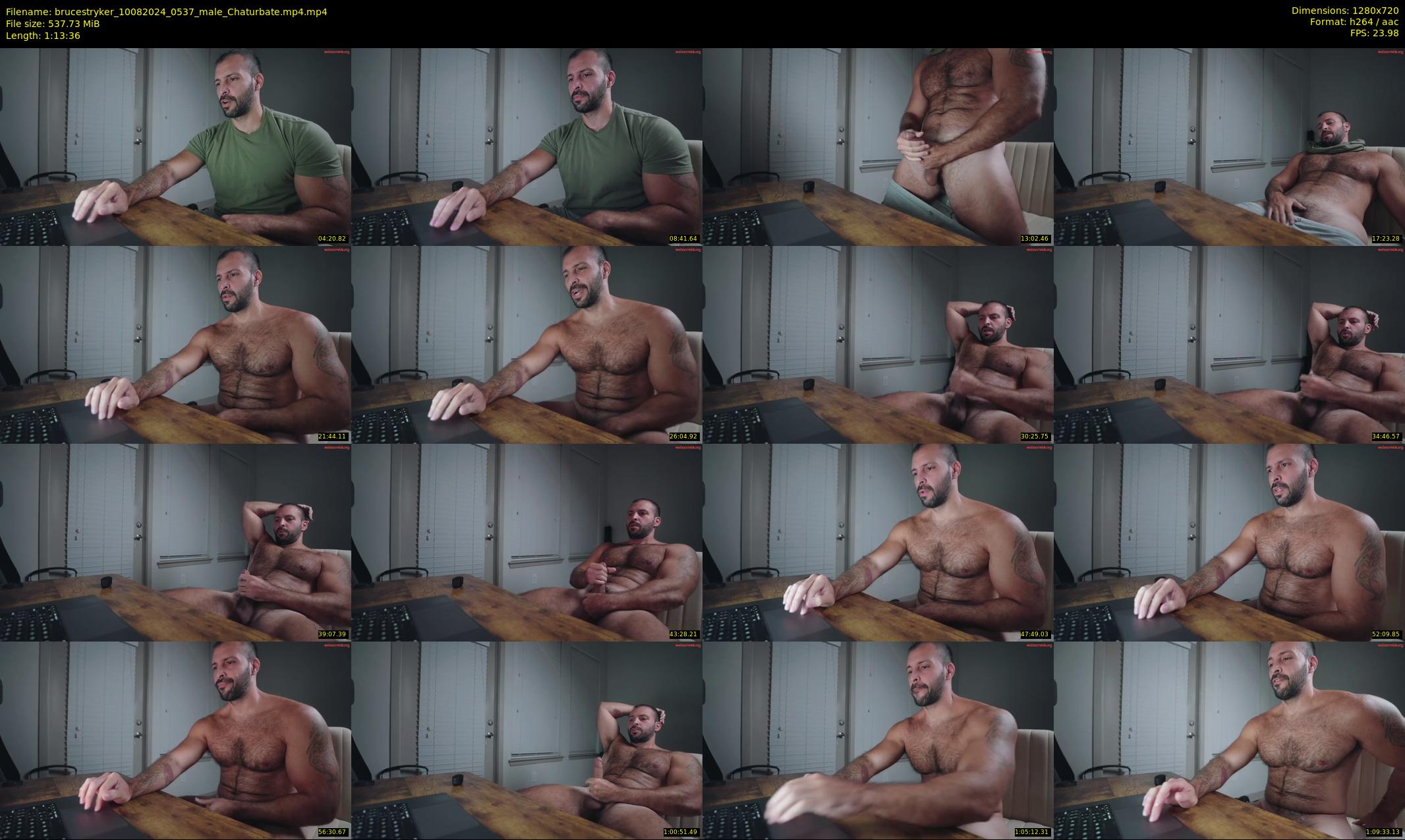 brucestryker — 74 minute Chaturbate male cam show recording, 720p, Aug 10, 2024