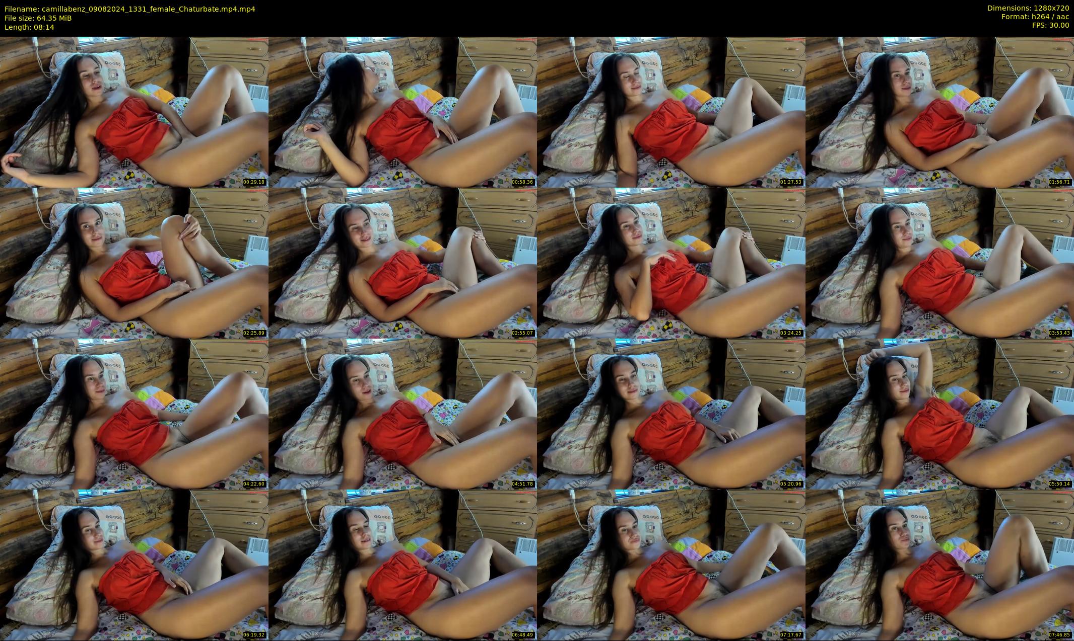 camillabenz — 9 minute Chaturbate female cam show recording, 720p, Aug 9, 2024
