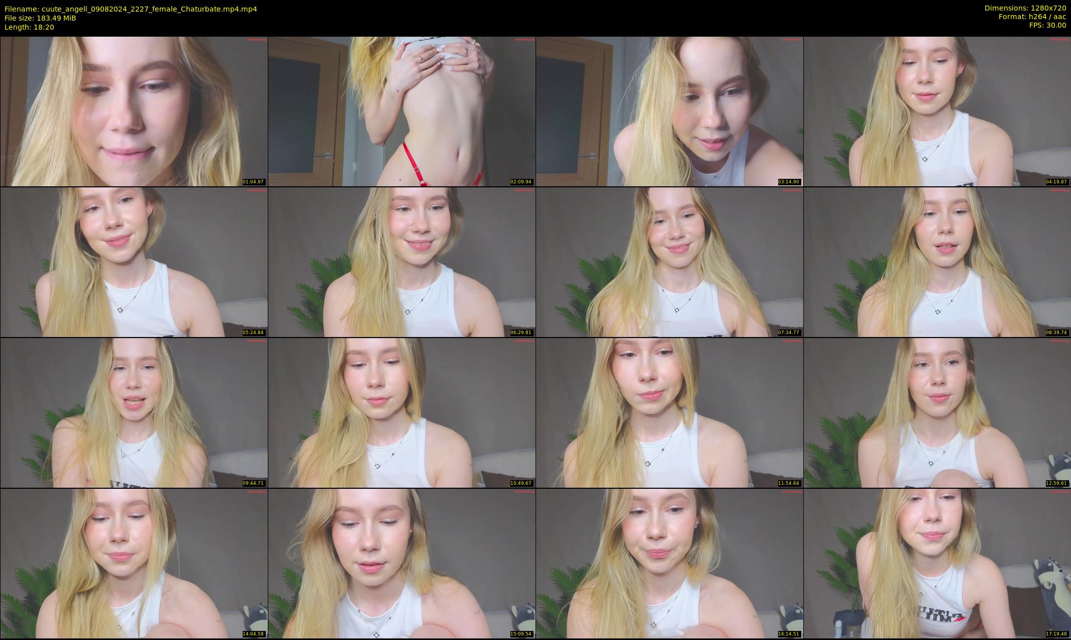 cuute_angell — 19 minute Chaturbate female cam show recording, 720p, Aug 9, 2024