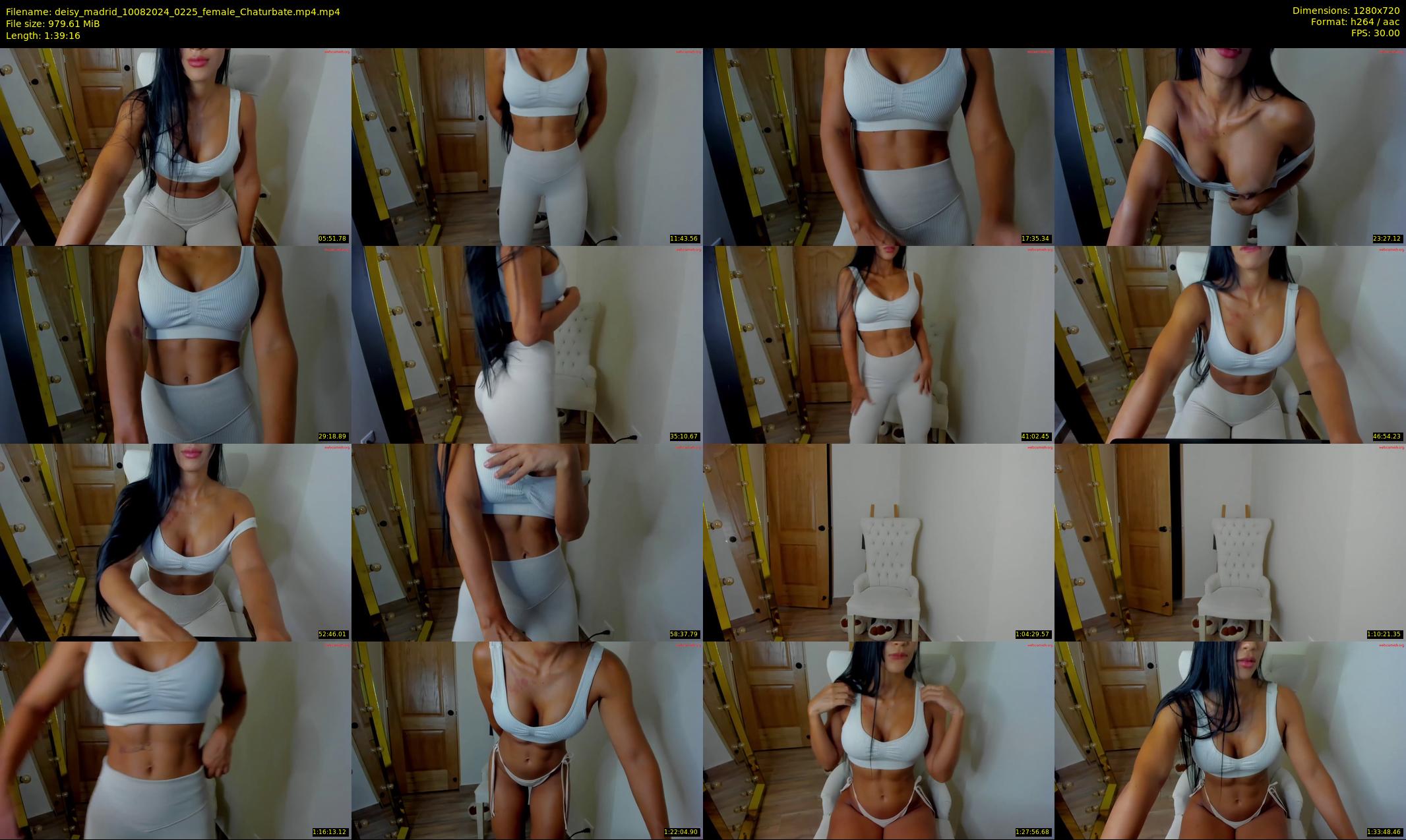 deisy_madrid — 100 minute Chaturbate female cam show recording, 720p, Aug 10, 2024