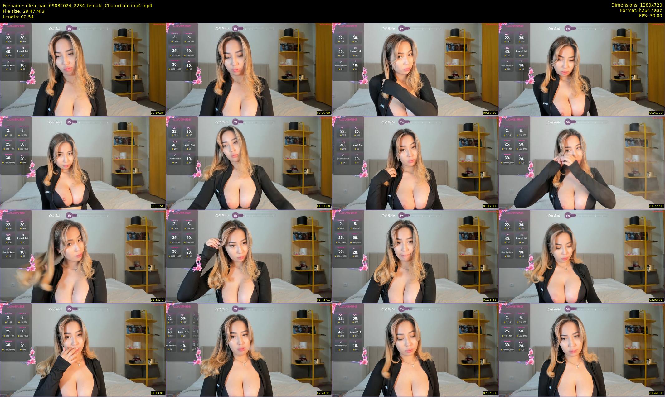 eliza_bad — 3 minute Chaturbate female cam show recording, 720p, Aug 9, 2024